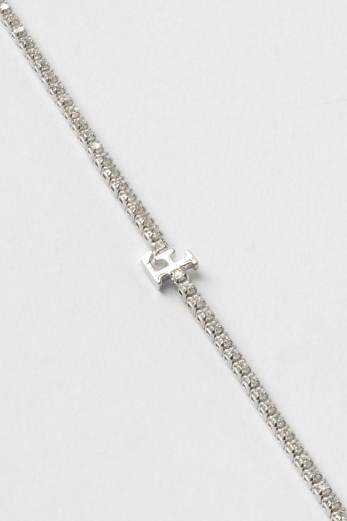 Silver Minimal Suyolu F Hafli Bileklik ABL7433