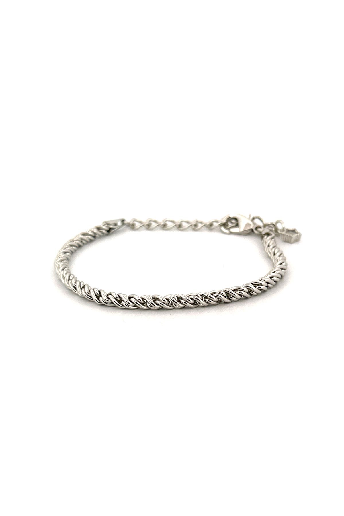 Silver Halat Zincir Tasarım Bileklik ABL7119