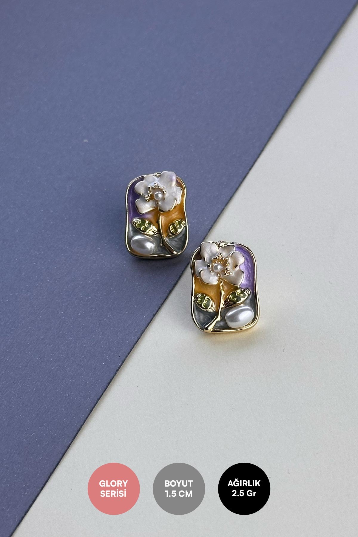 Pearl Alberti Art Series Glory Küpe AKE9096