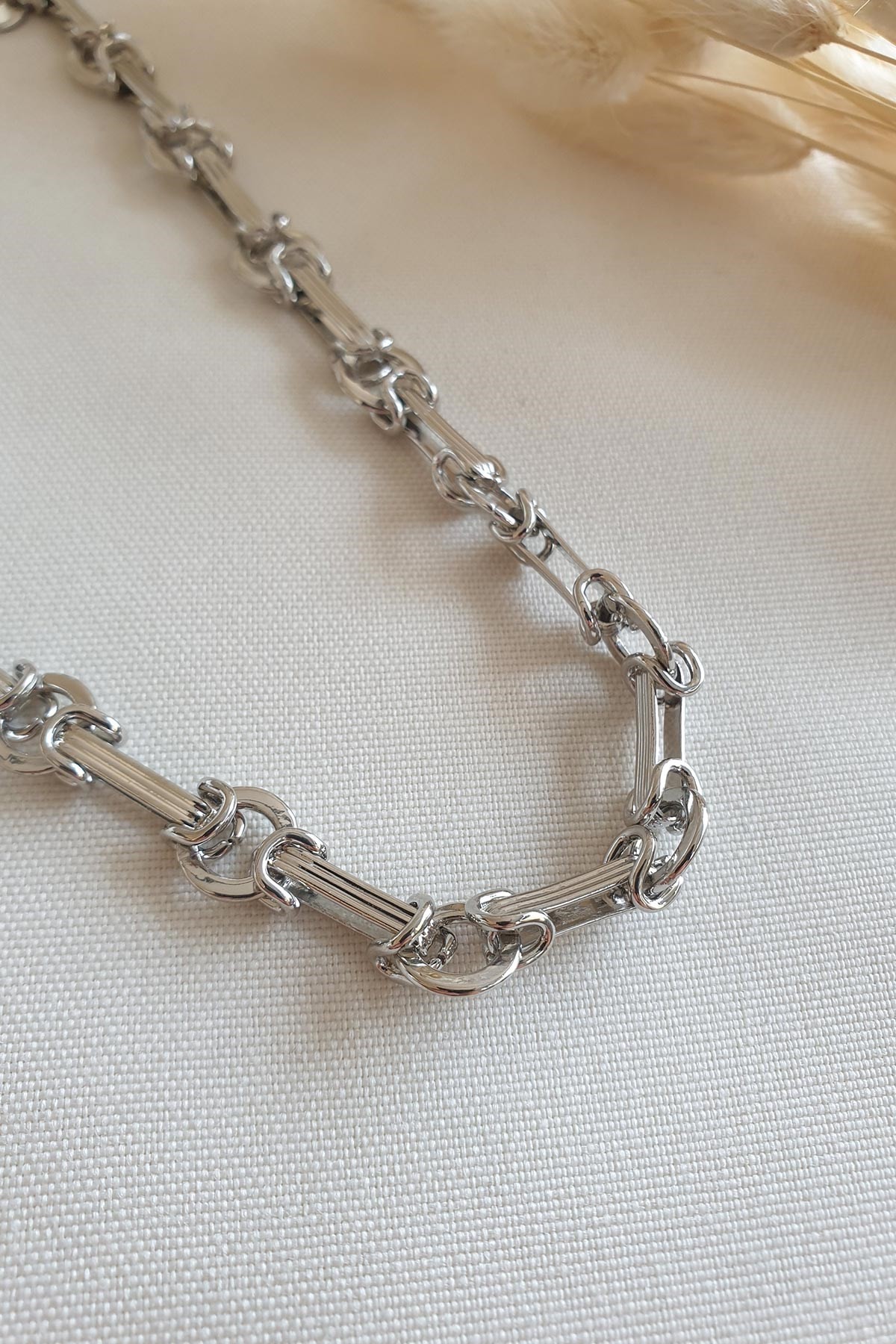 Silver Milanovac Kolye 40 Cm AKL1569