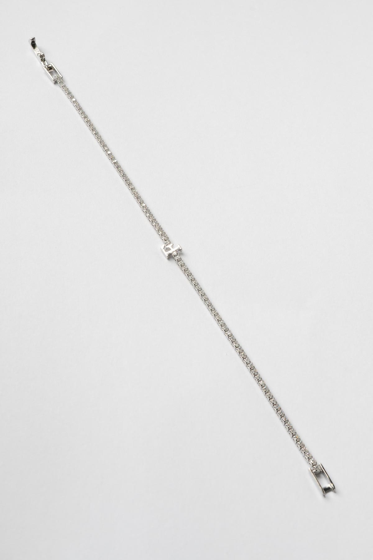 Silver Minimal Suyolu F Hafli Bileklik ABL7433