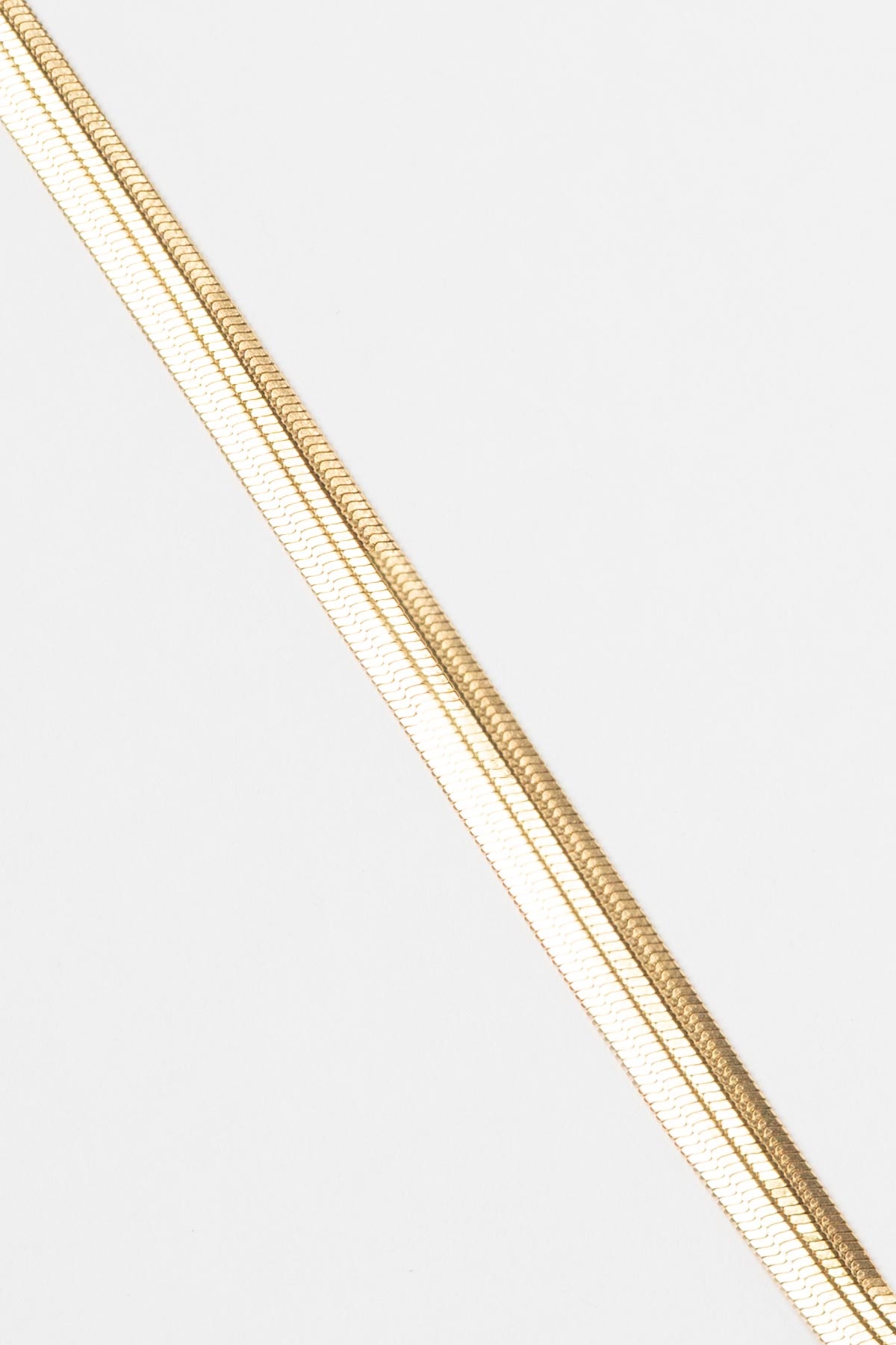 Gold Üçlü İtalyan Zincir Çelik Bileklik ABL0952