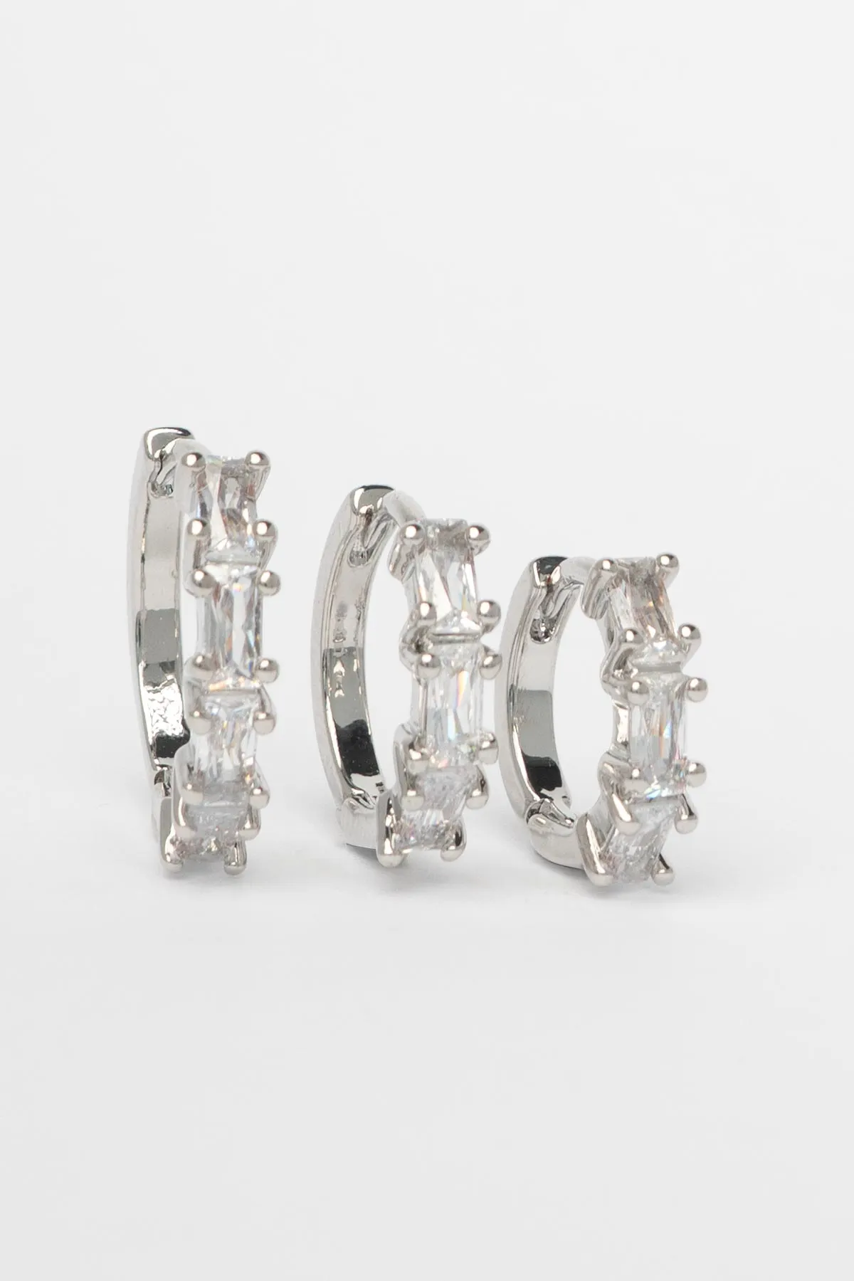 Silver Tamtur Baget Tasarım Çoklu Glory Küpe AKE9632