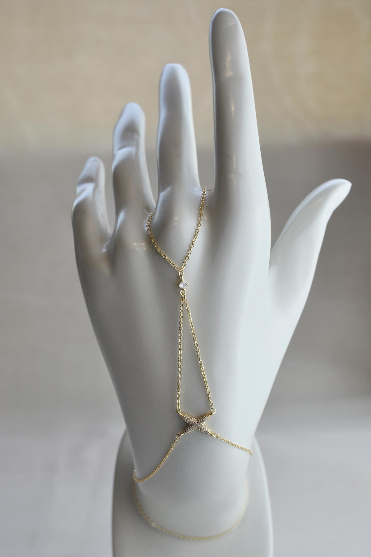 Gold Minimal Zincir Zirkon X Detay Şahmeran ASH1093
