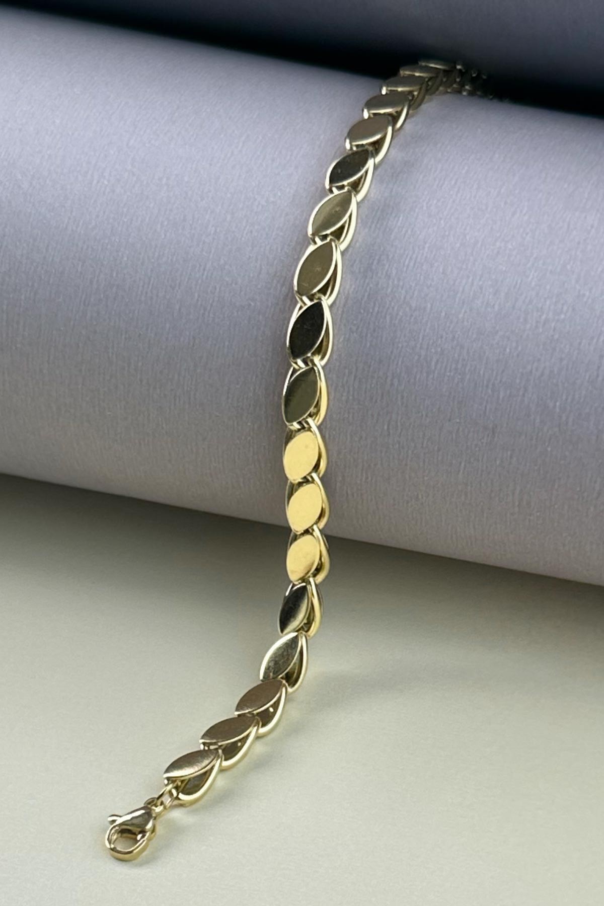 Gold Arpa Tasarım Çelik Bileklik ABL1906