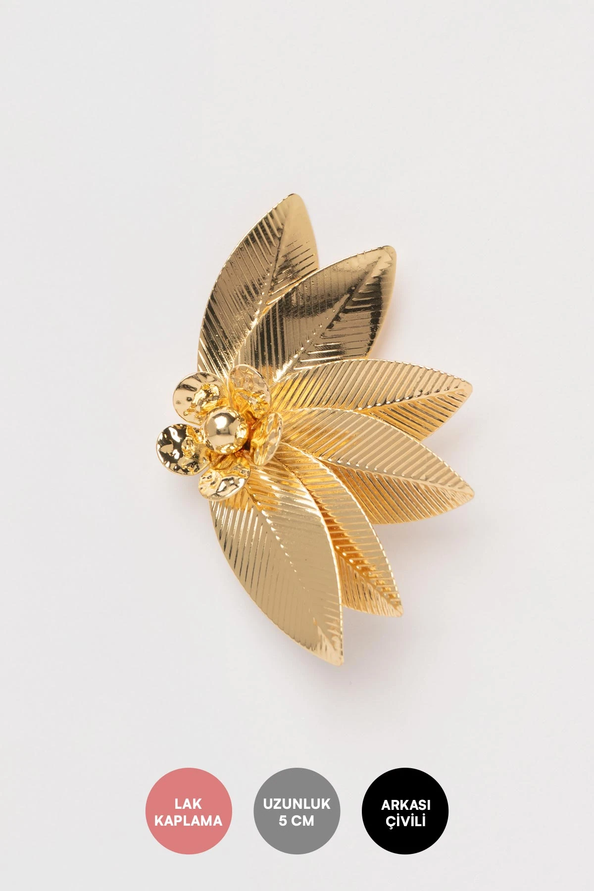 Gold Royal Flora Stefany Küpe AKE9668