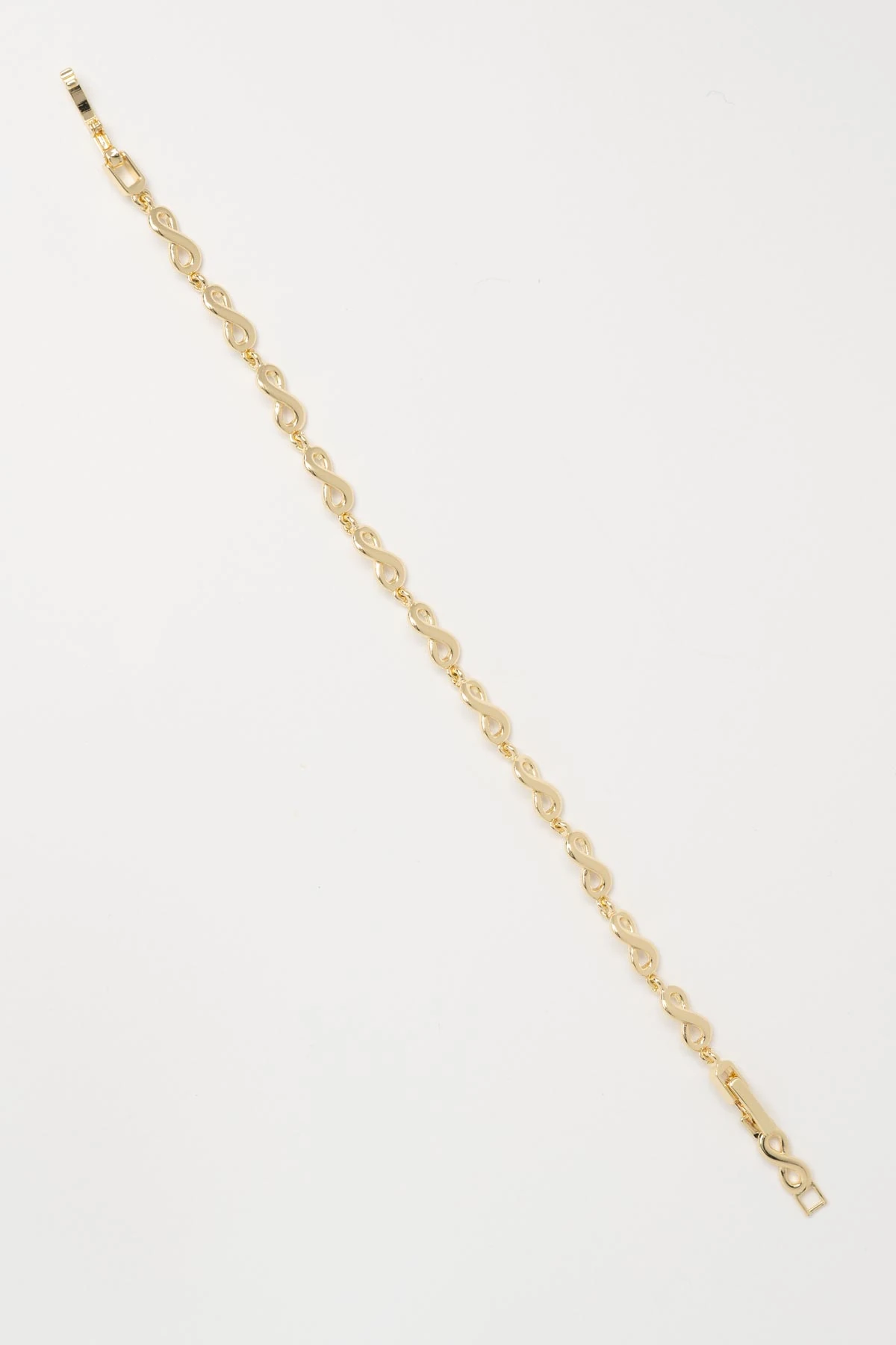 Gold 14K Sonsuzluk Sembolü Sıralı Luxury Bileklik ABL7570