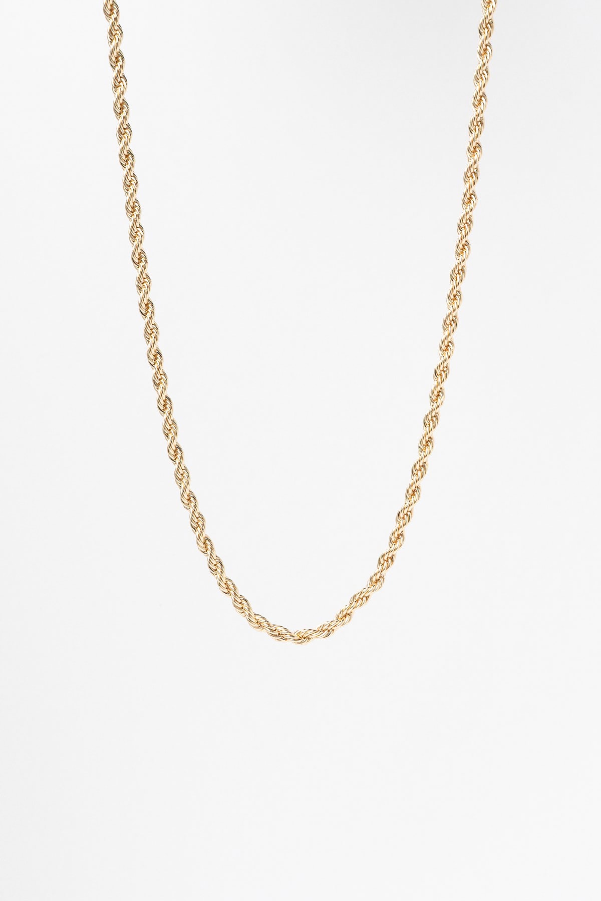Gold 14K Burgu Zincir Luxury Kolye AKL4251