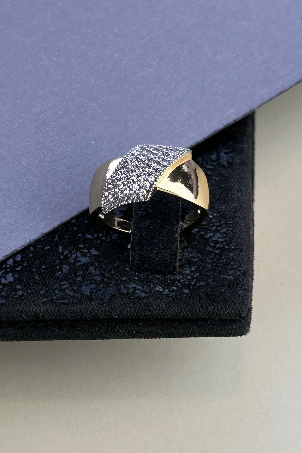 Gold Zirkon Bourguet Glory Yüzük AYZ8400