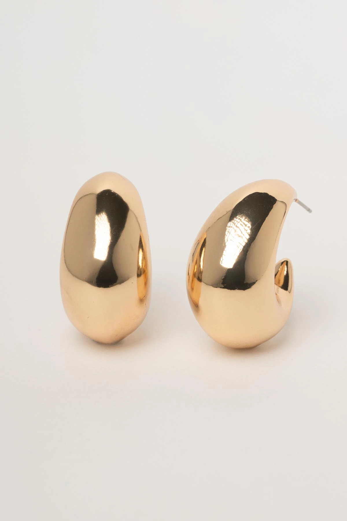 Silver Dolgulu Büyük Damla Tasarım Stefany Küpe AKE9651