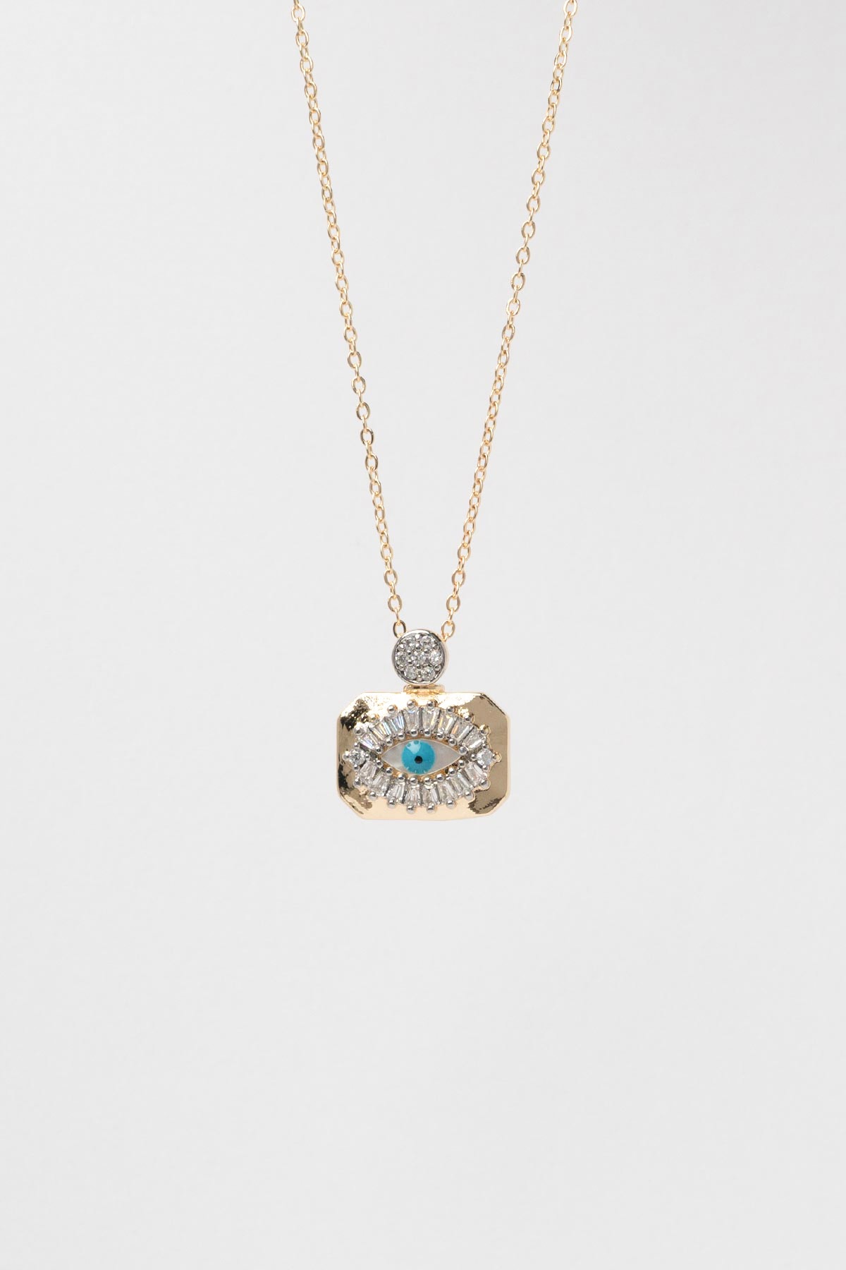Gold Divine Eye Luxury Kolye AKL4282