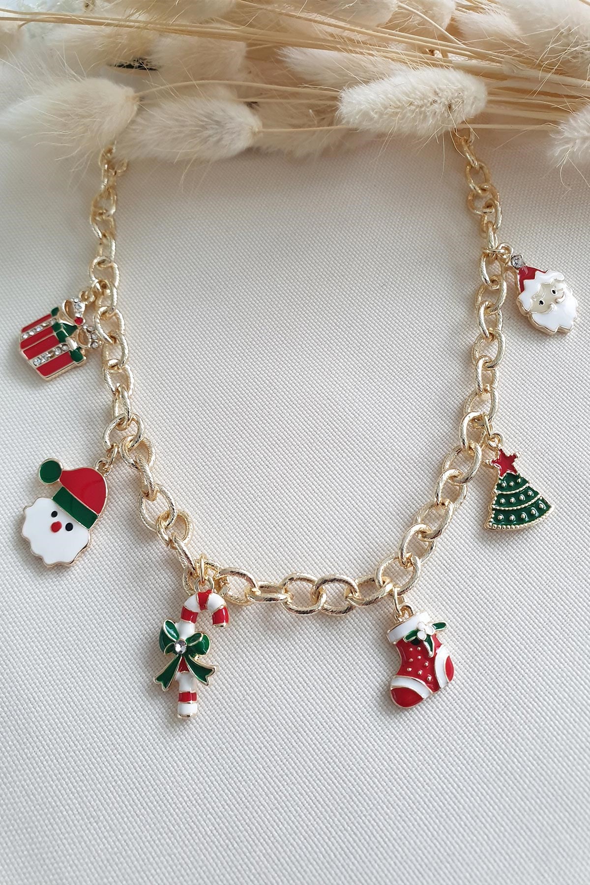 Mutlu Yıllar Charm Kolye 45 Cm AKL1376