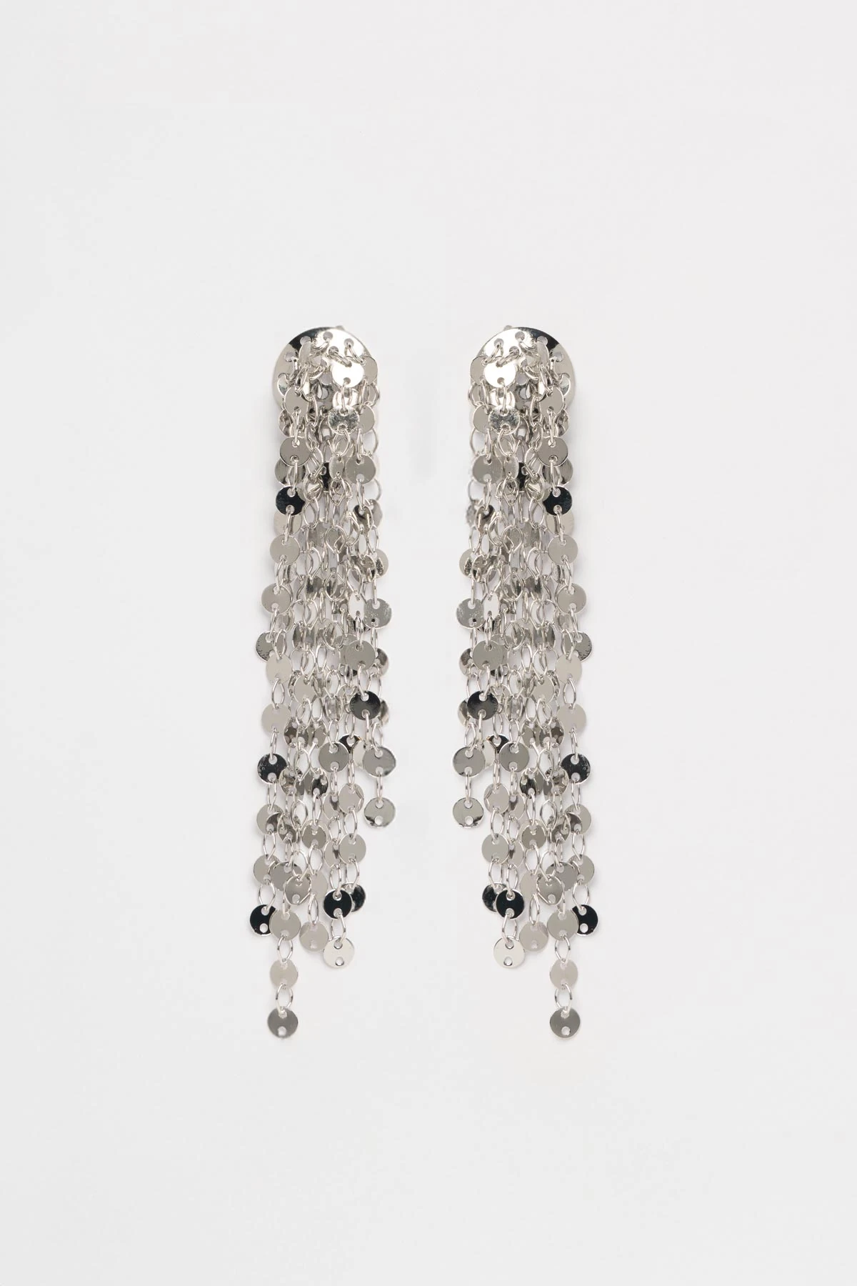 Silver Mini Pullar Sallantılı Stefany Küpe AKE9635