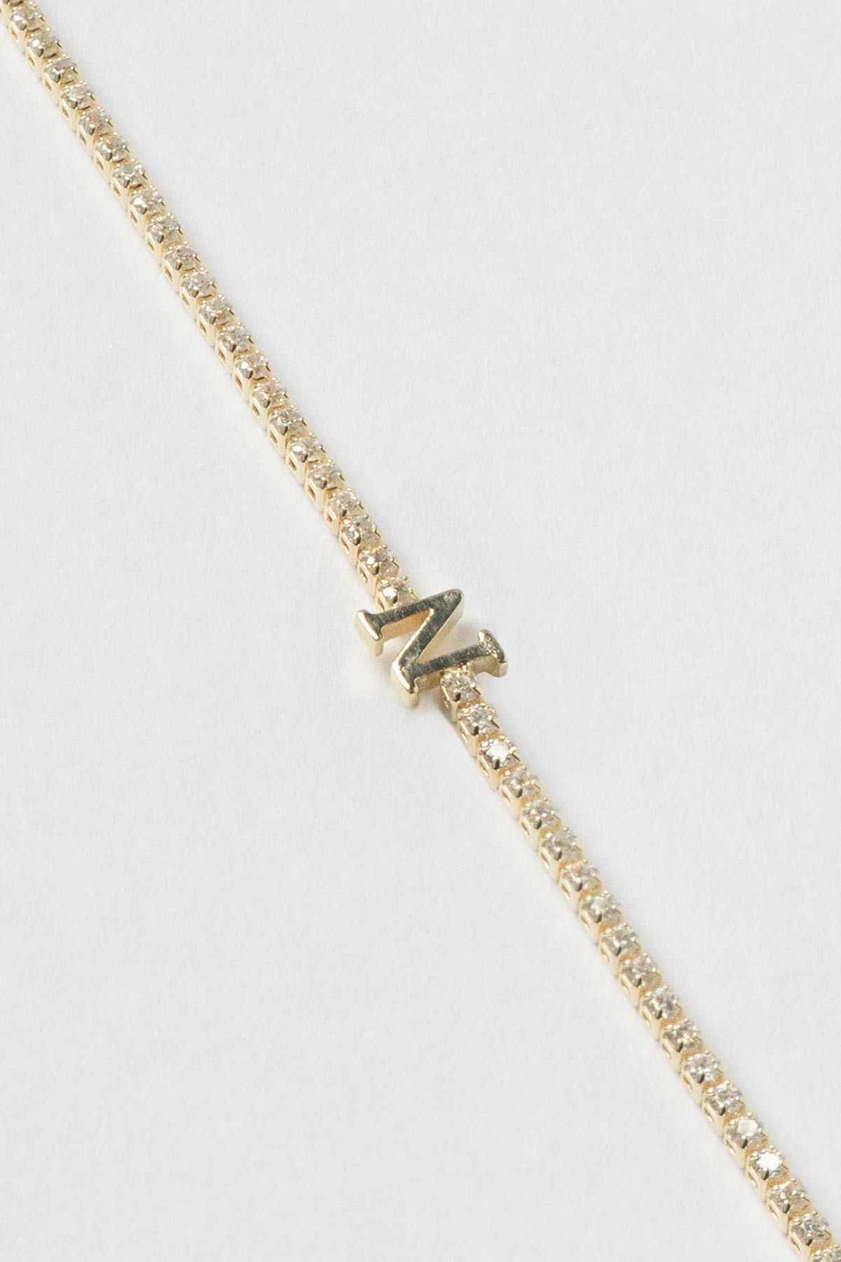 Gold 14K Minimal Suyolu N Hafli Bileklik ABL7423