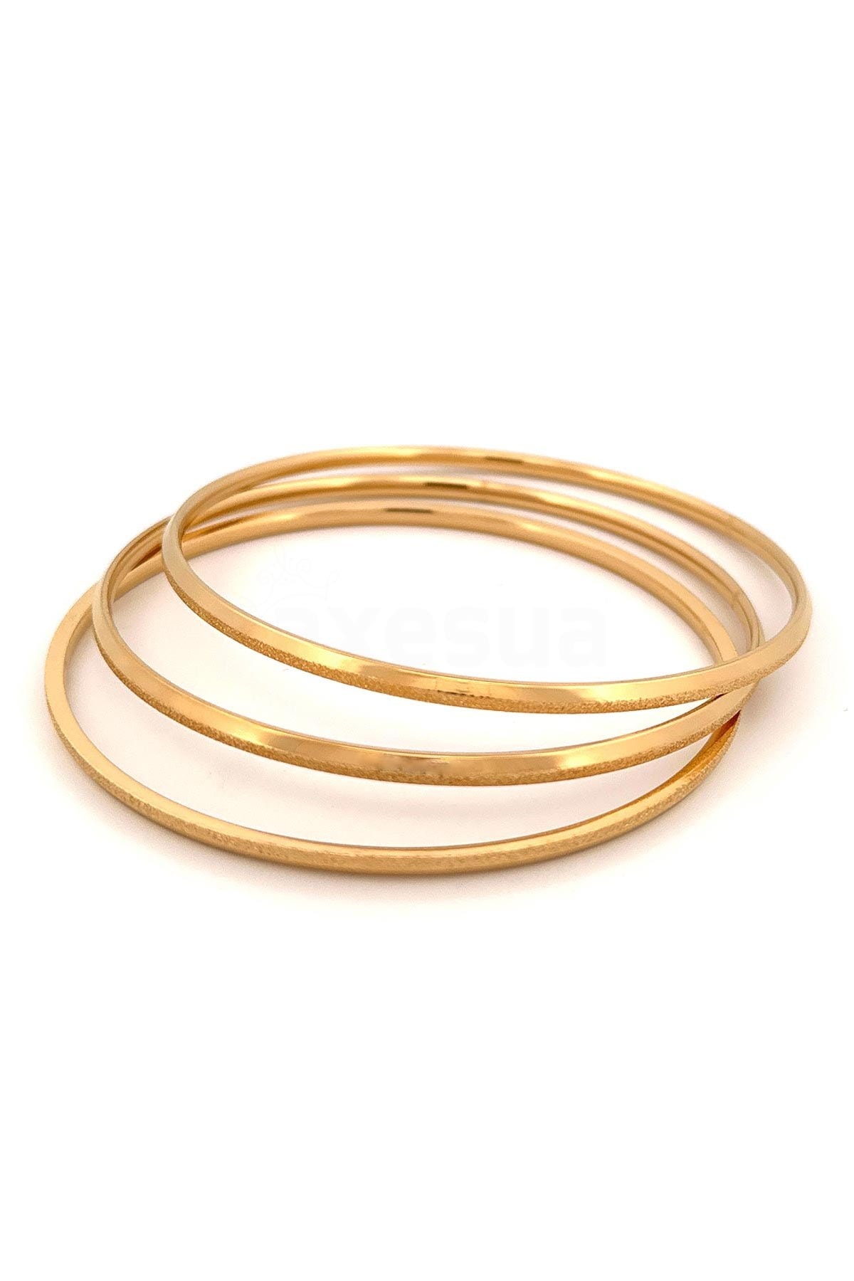 Gold Simli Ajda Çelik Kelepçe Bilezik ABL1608