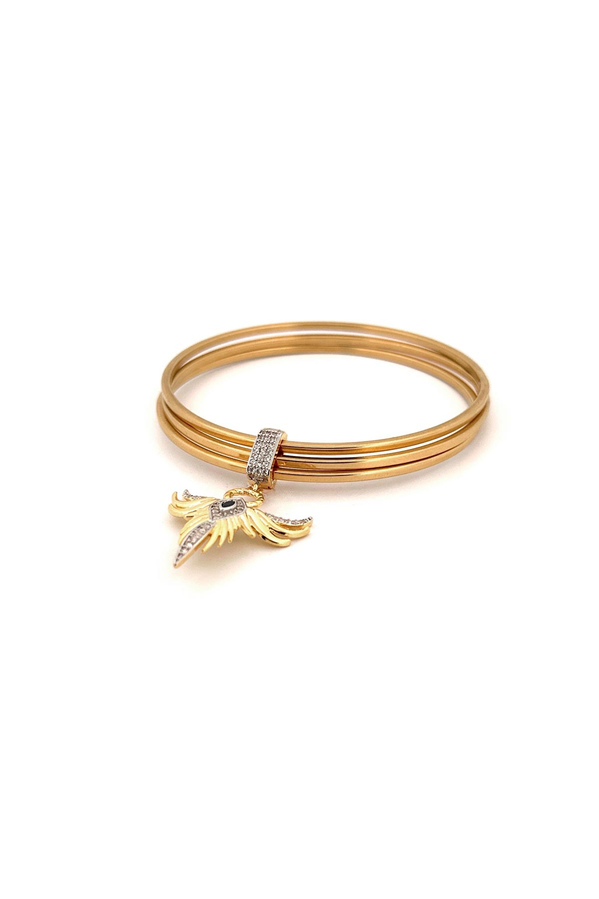 Zirkon Gold Garuda Ajda Charm ABL6534