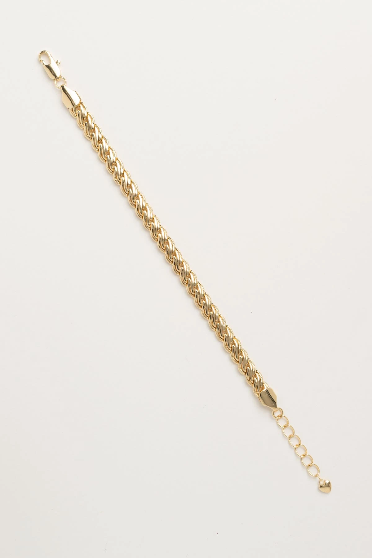 Gold Saray Örgü Luxury Bileklik ABL7608