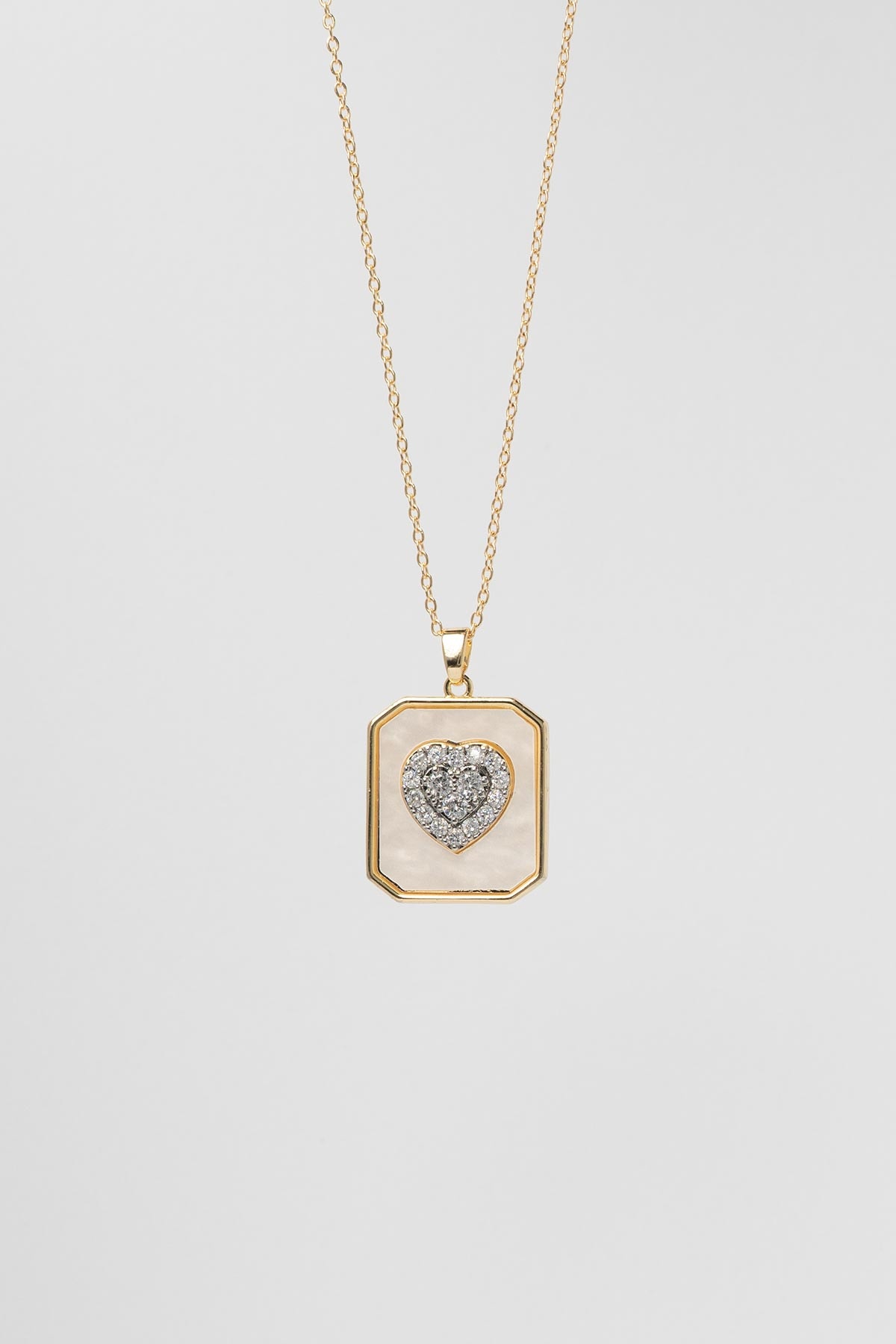 Gold Pearl Love Luxury Kolye AKL4295