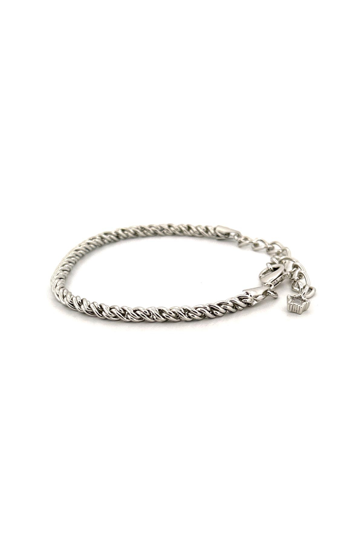 Silver Halat Zincir Tasarım Bileklik ABL7119