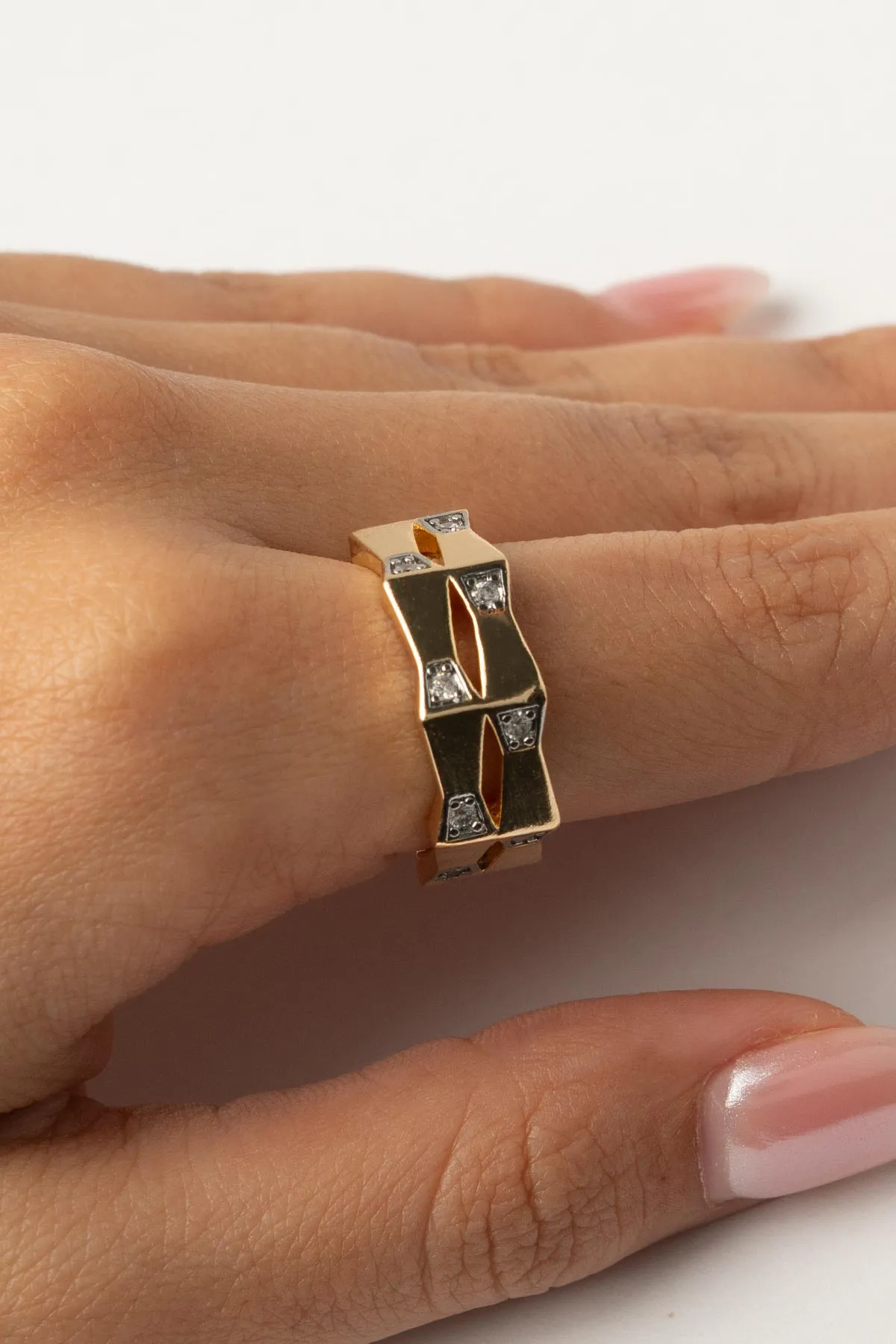 Gold Altiera Glory Yüzük AYZ8468