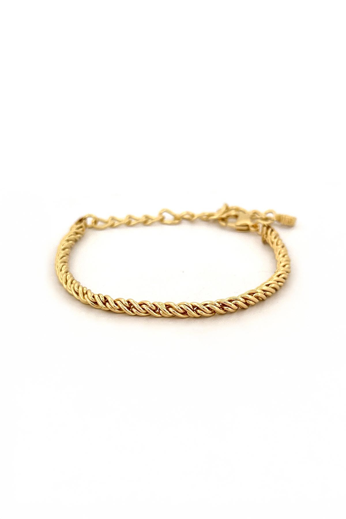Gold Halat Zincir Tasarım Bileklik ABL7118