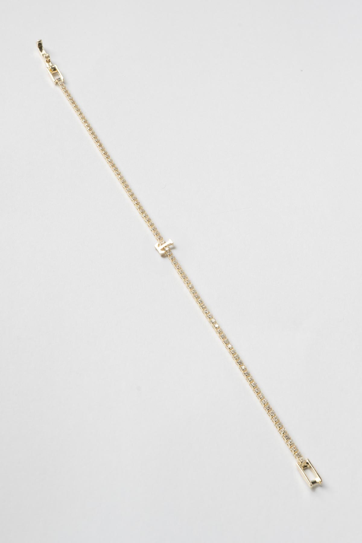 Gold 14K Minimal Suyolu T Hafli Bileklik ABL7425