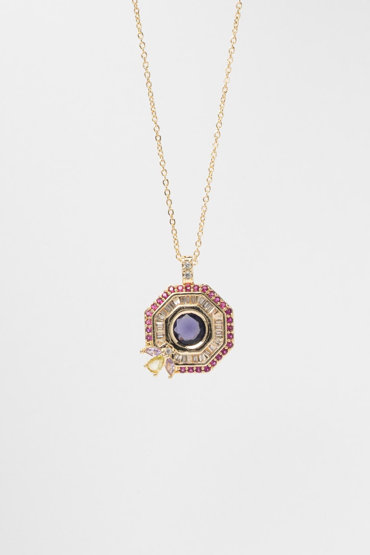 Gold Royal Amulet Luxury Kolye AKL4297
