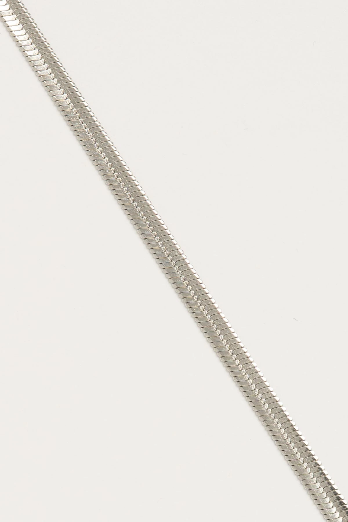 Silver İtalyan Zincir Çelik Bileklik ABL0845