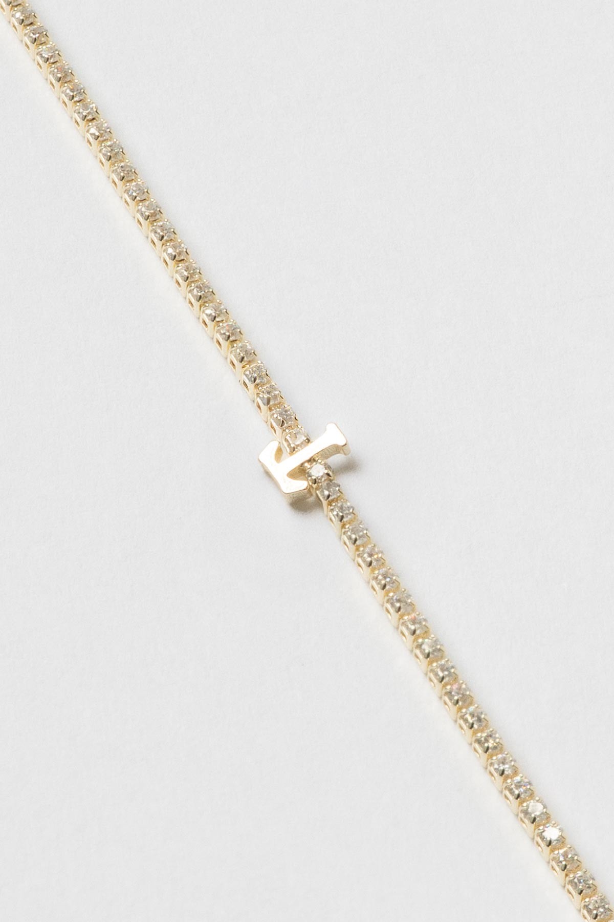 Gold 14K Minimal Suyolu T Hafli Bileklik ABL7425