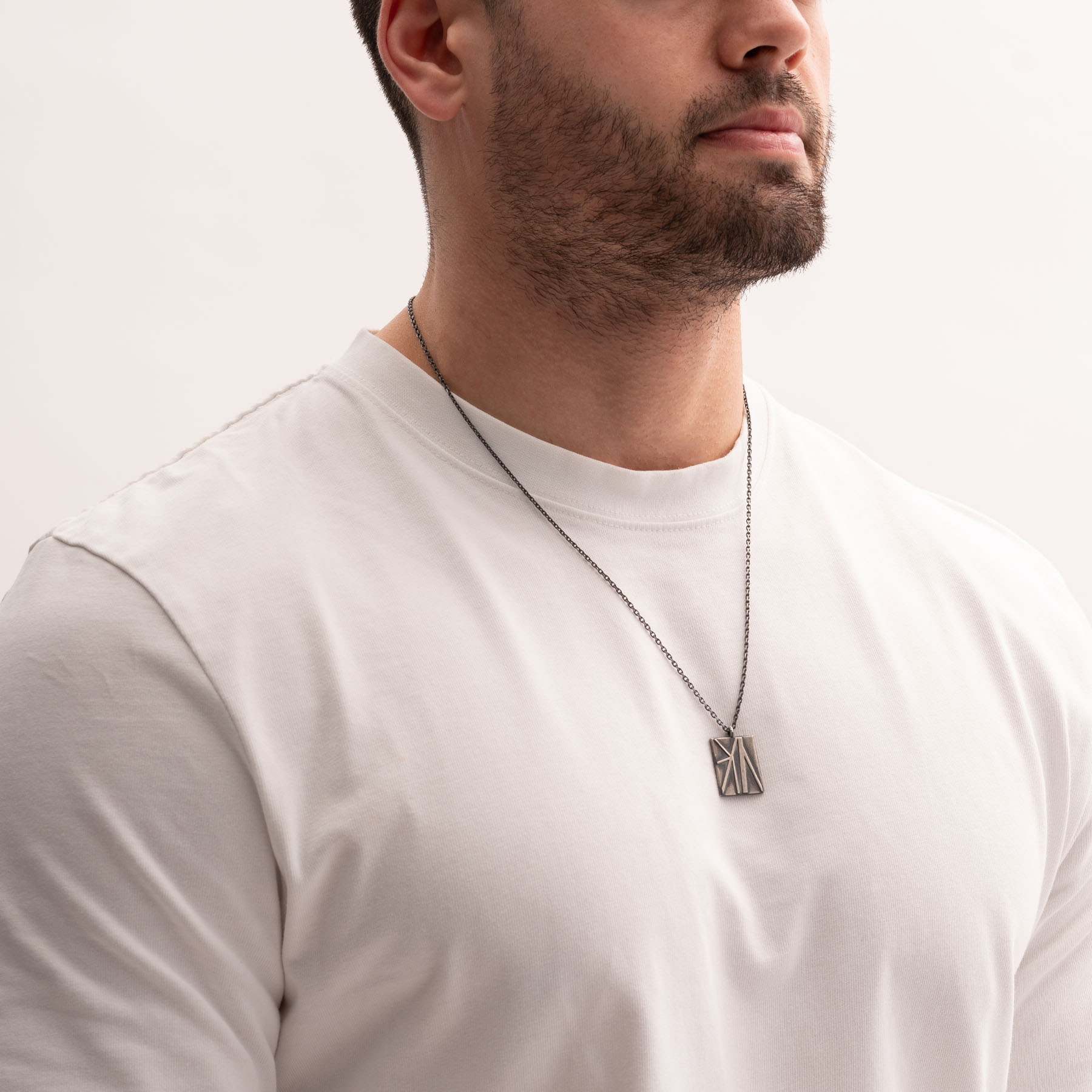 Road Silver Men’s Necklace
