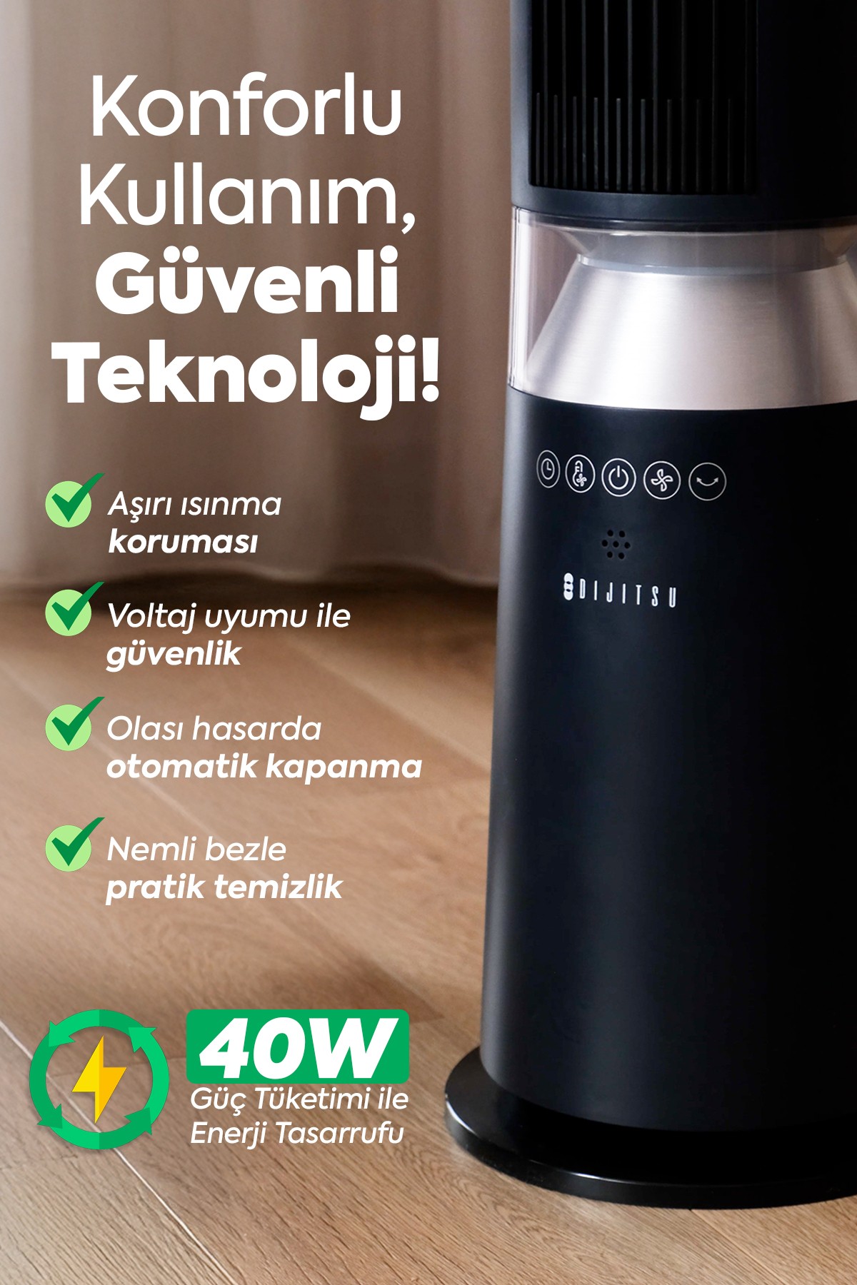 Dijitsu VN60 Kule Exclusive Vantilatör