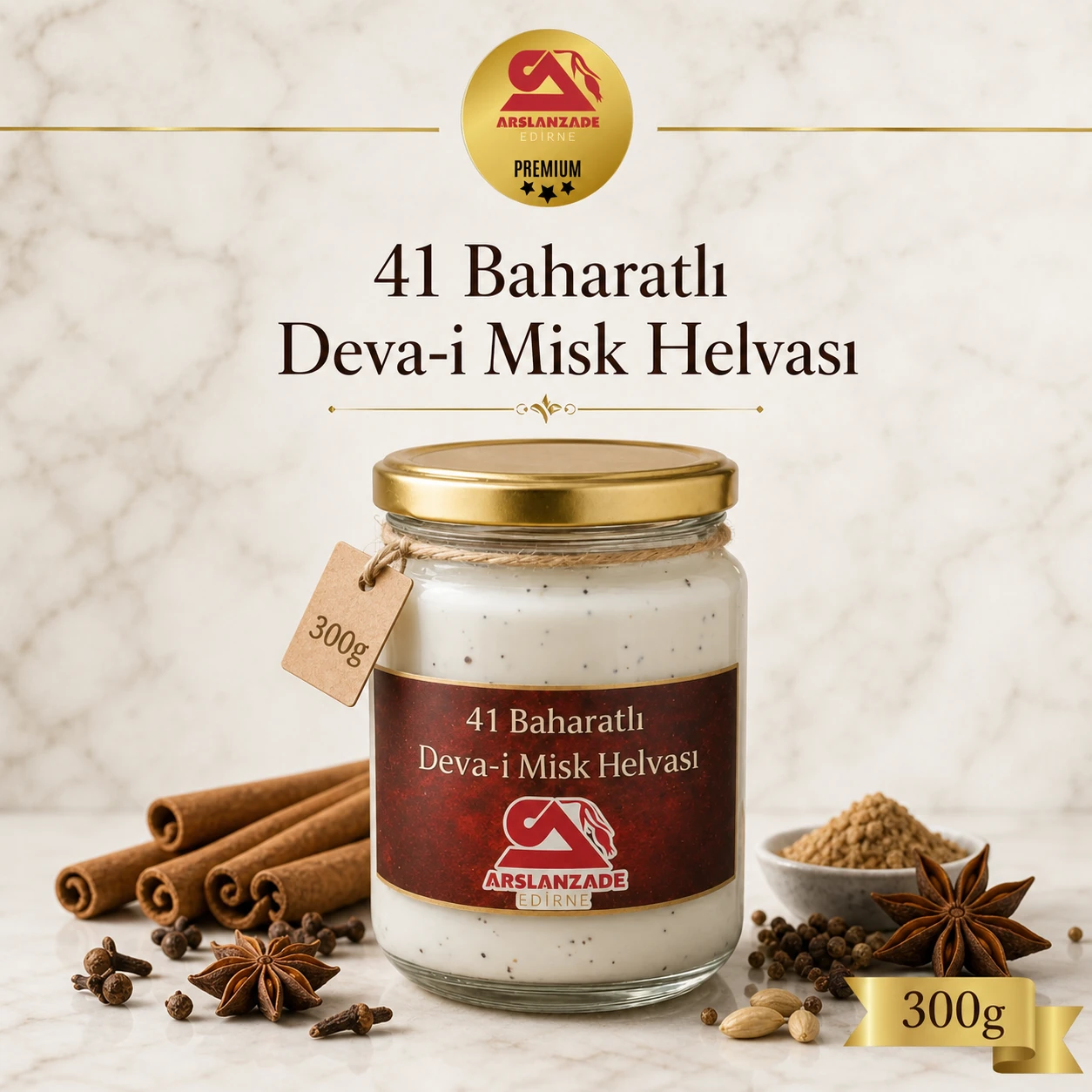 Deva-i Misk Helvası 300g | Arslanzade Edirne