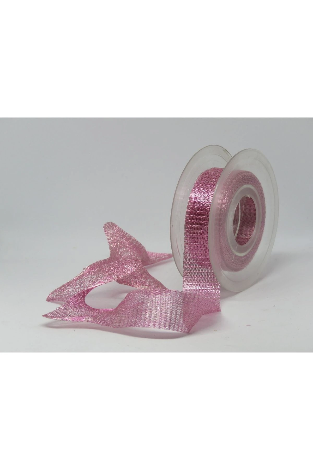 Çift Renk Pembe Beyaz Titanyum Örgü Bakır Tel Nakış Ve Kolye Ipi