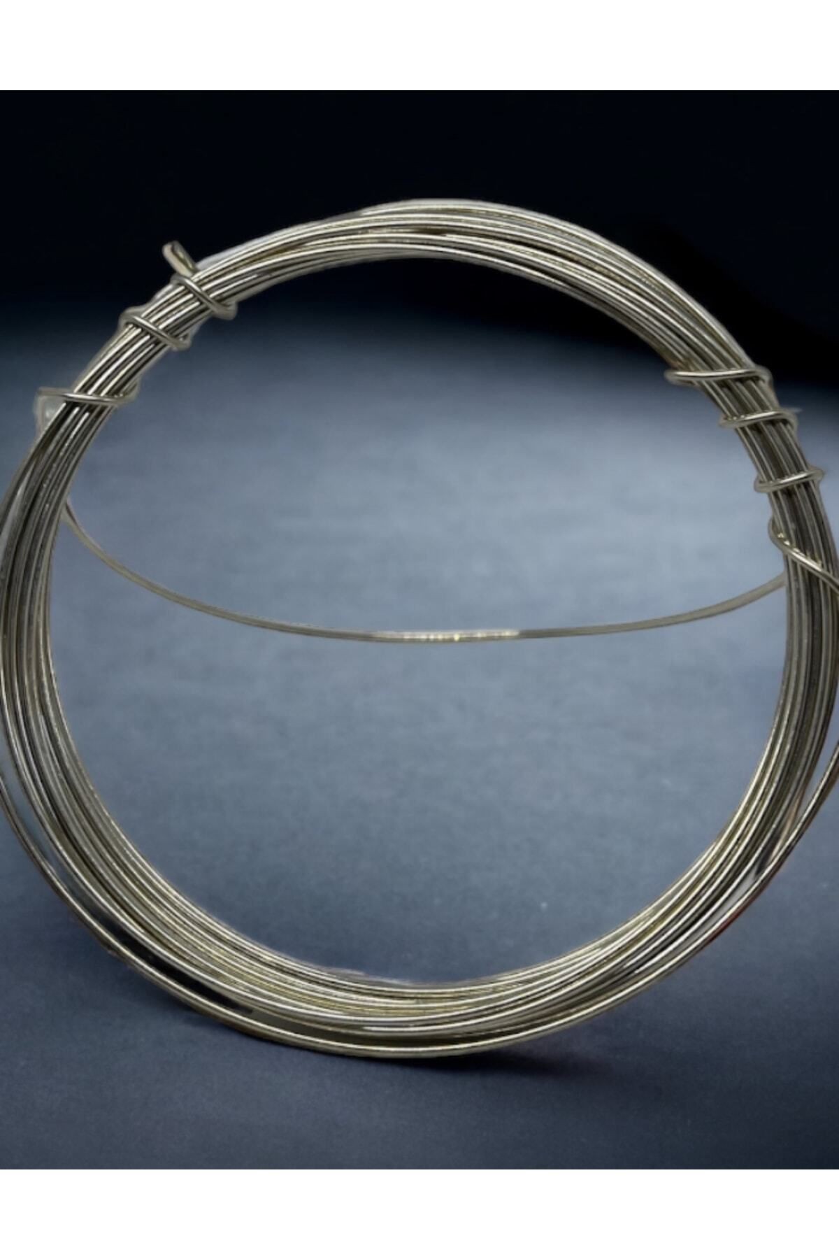 1mm- 30gr - (4-5 METRE ARASI) Gümüşlü Bakır Tel