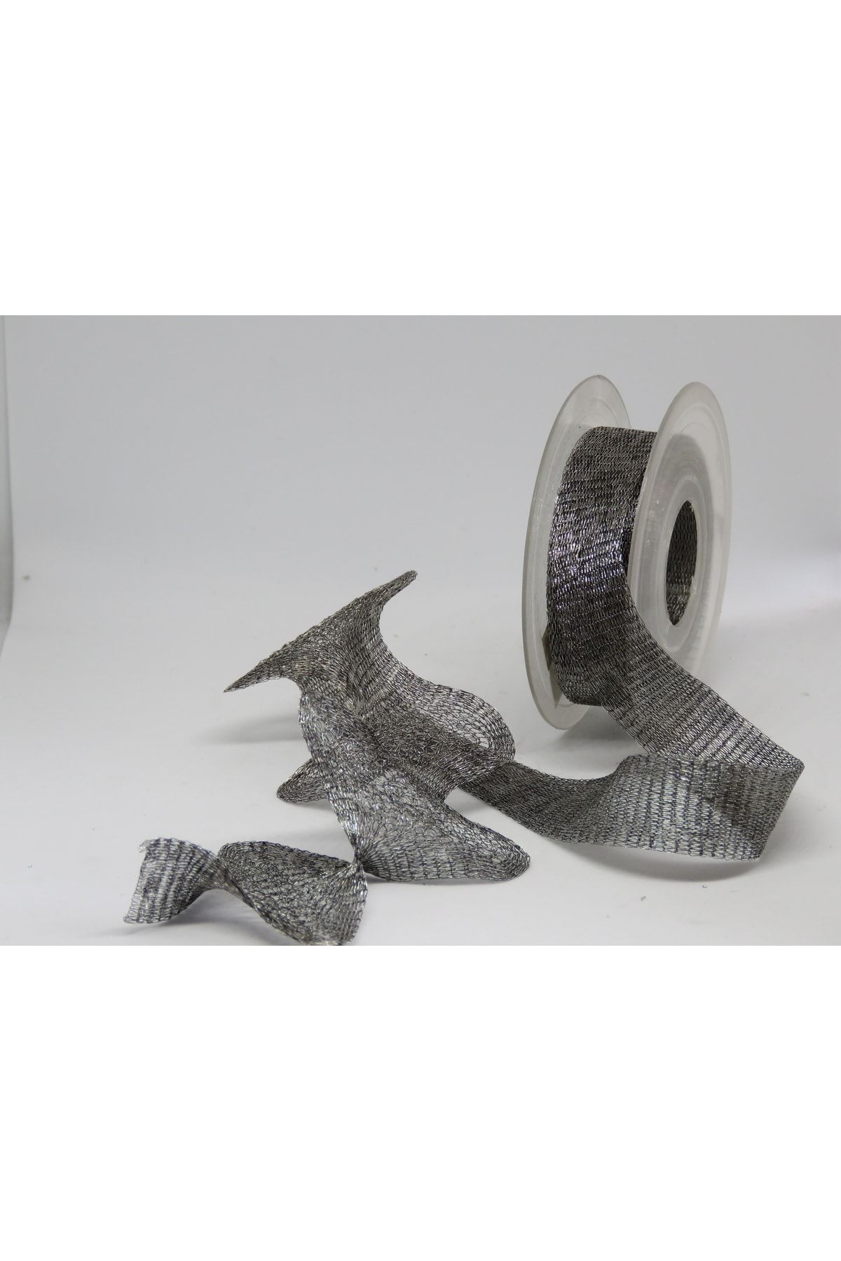 Çift Renk Gri Titanyum Örgü Bakır Tel Nakış Ve Kolye Ipi