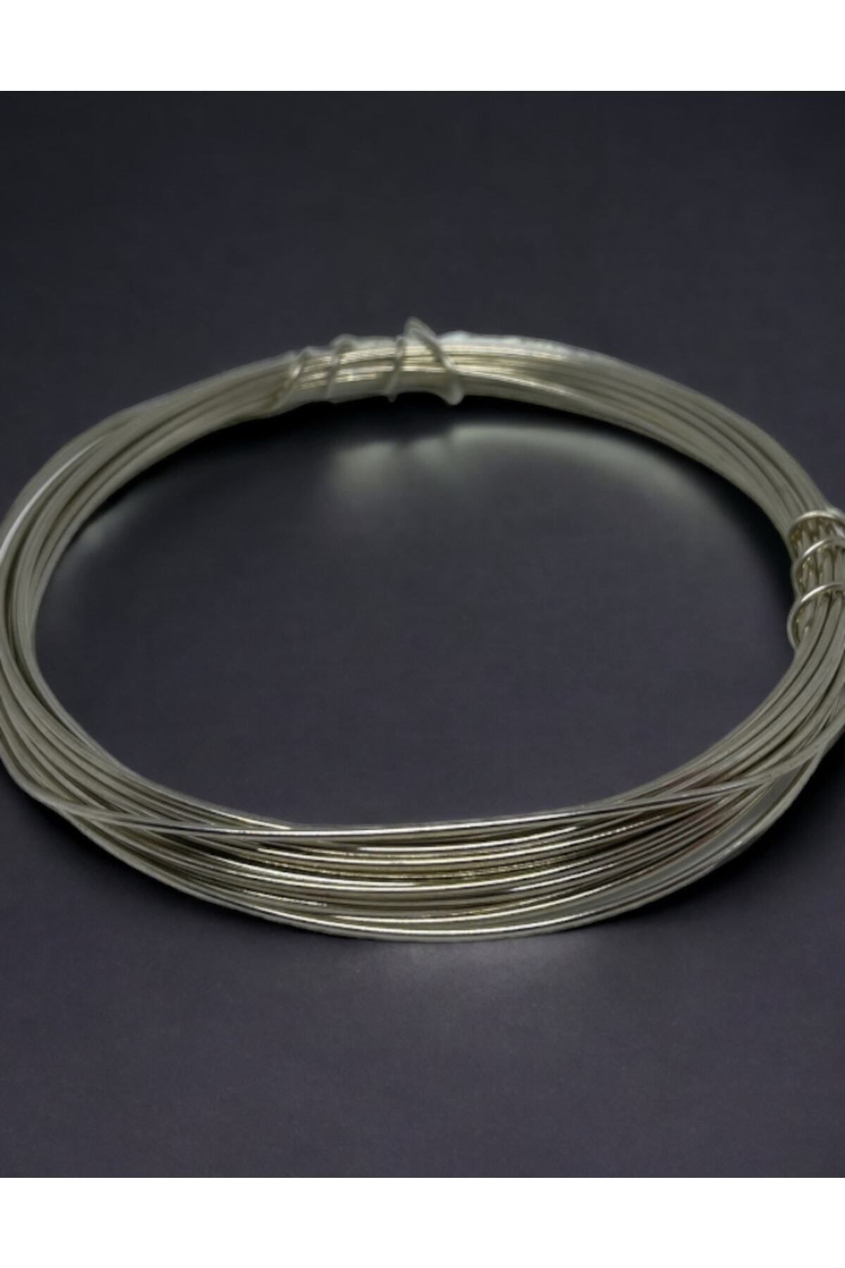 1mm- 30gr - (4-5 METRE ARASI) Gümüşlü Bakır Tel
