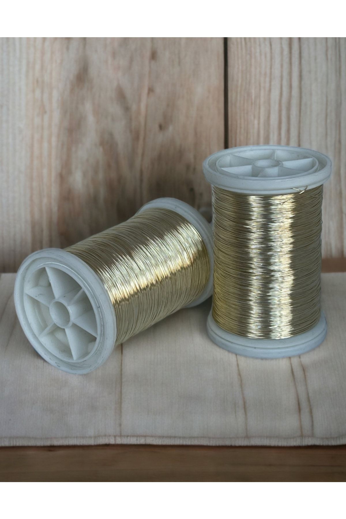 0.30 Mm NO-1A Sarımsı Beyaz Renkli Gümüşlü Filografi Teli