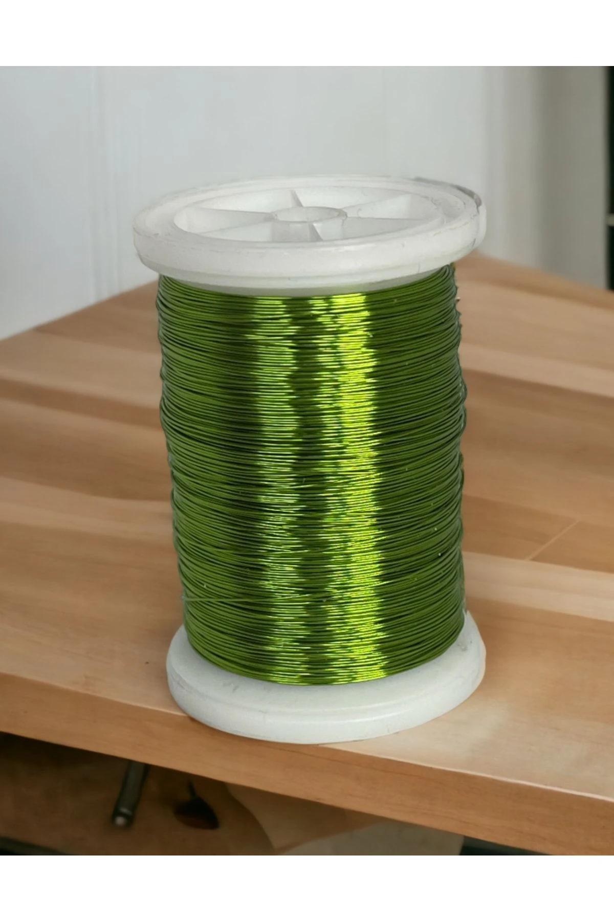 0.30mm NO-34 Fıstık Yeşili Renkli Bakır Tel Filografi Teli