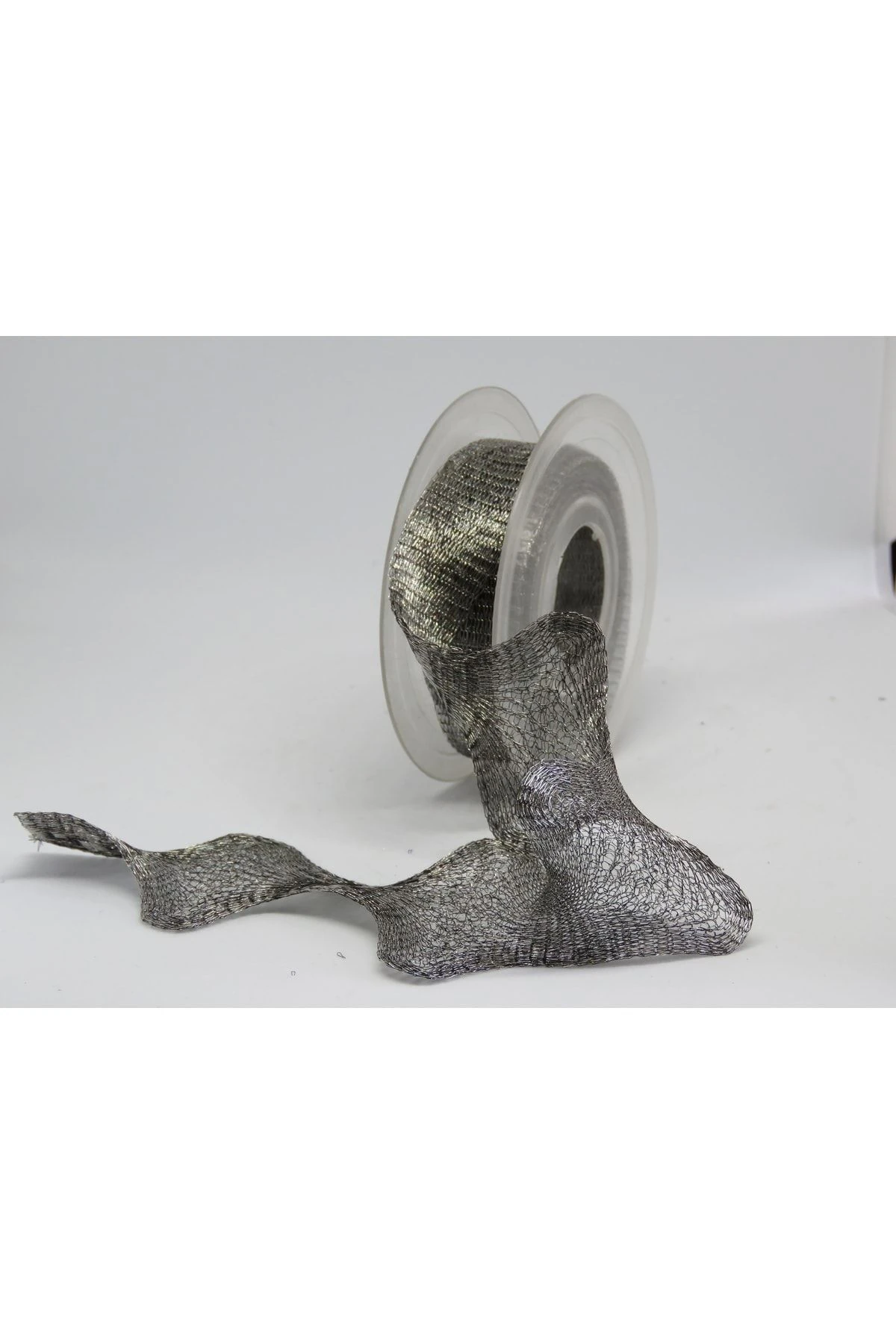 Çift Renk Gri Titanyum Örgü Bakır Tel Nakış Ve Kolye Ipi