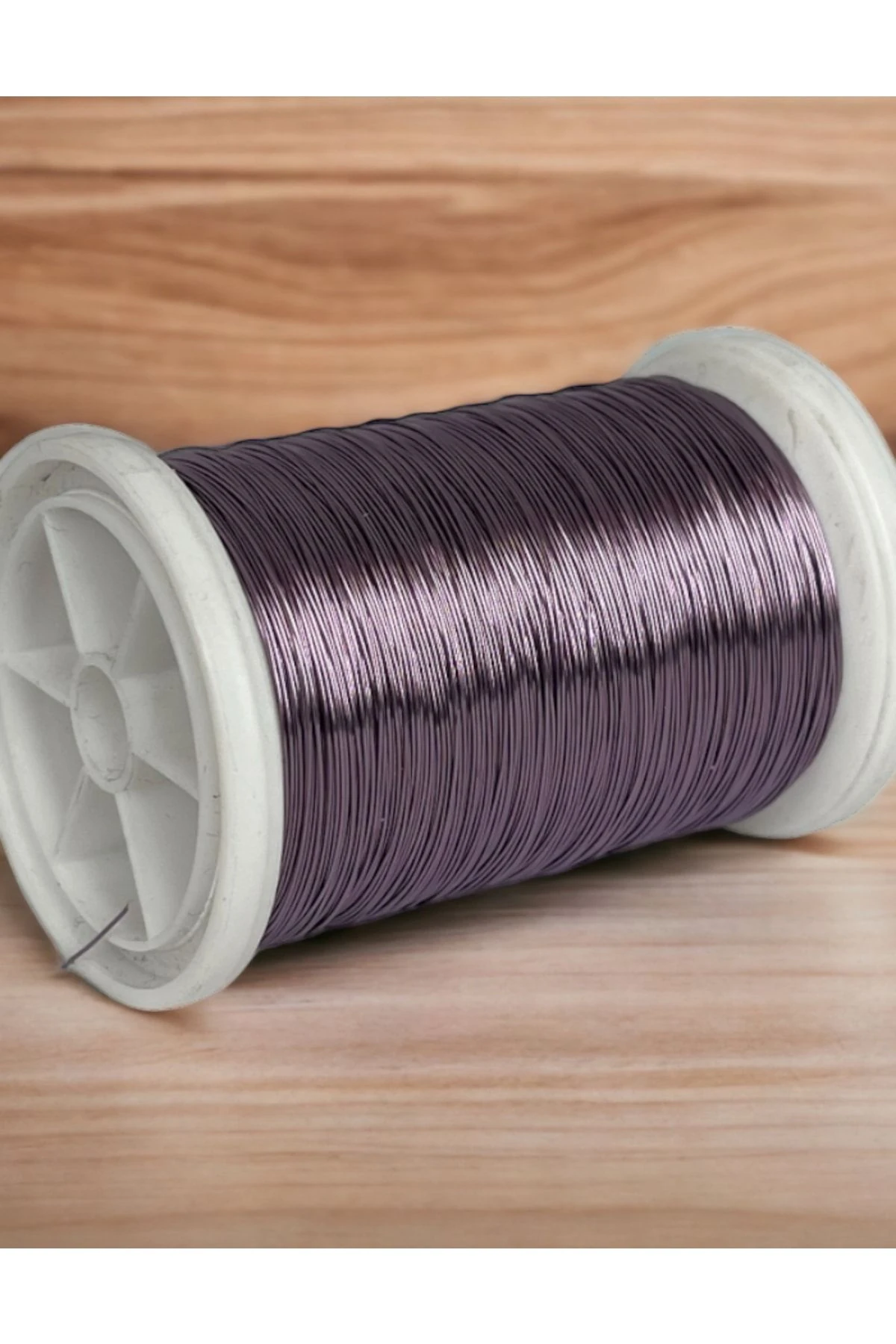 0.30mm NO-18 Bakır Üstü Gümüş Kaplı Lavanta Renkli Filografi Teli