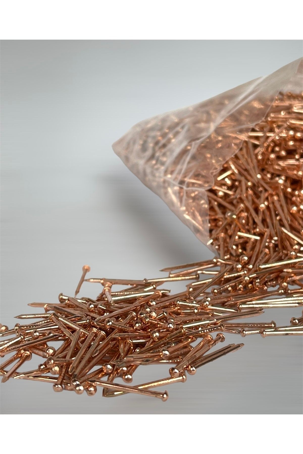 Bakır Renkli Top Başlı 250 Gram Filografi Çivisi