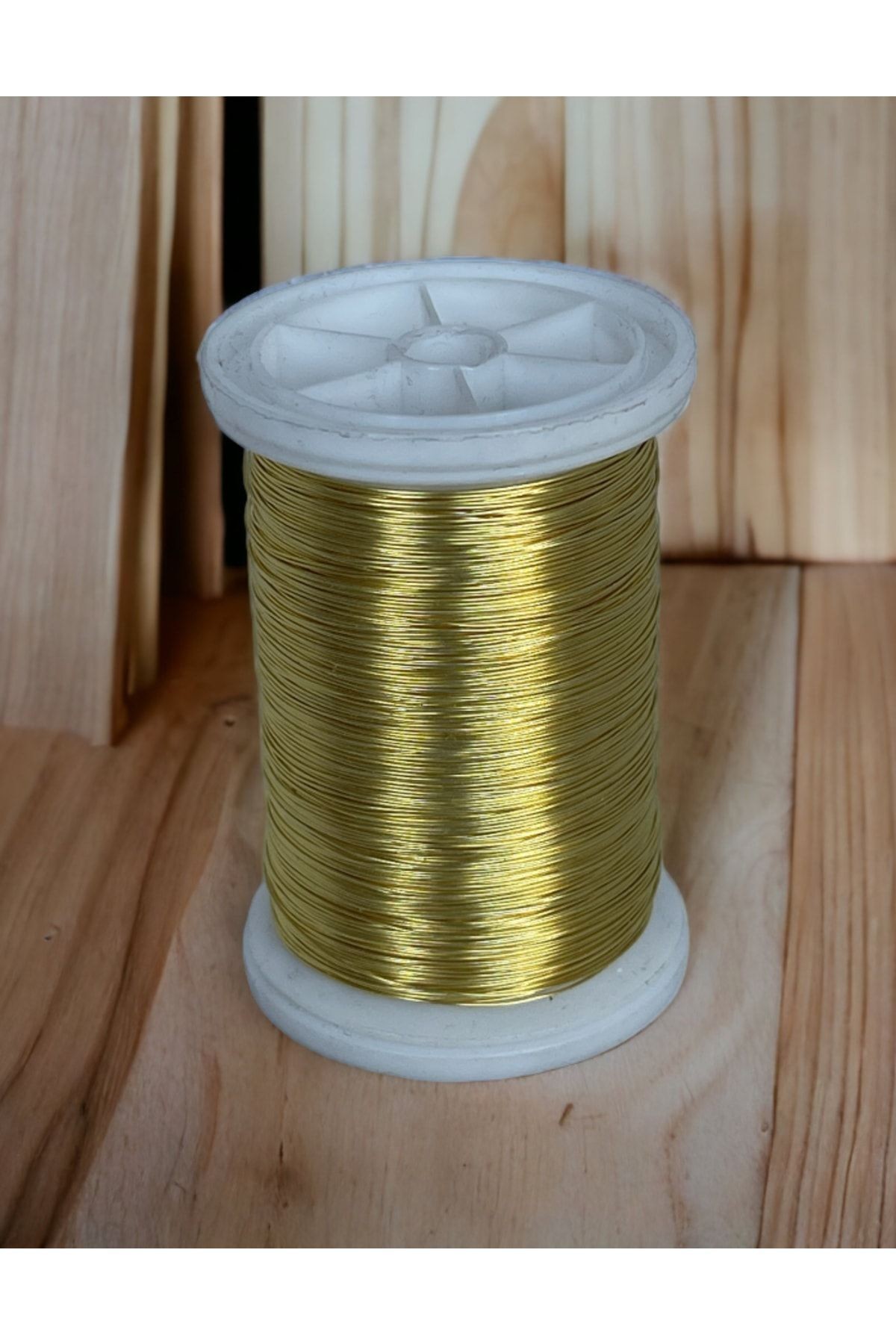 0.30mm NO-2 Işıltı Sarı Renkli Gümüşlü Filografi Teli