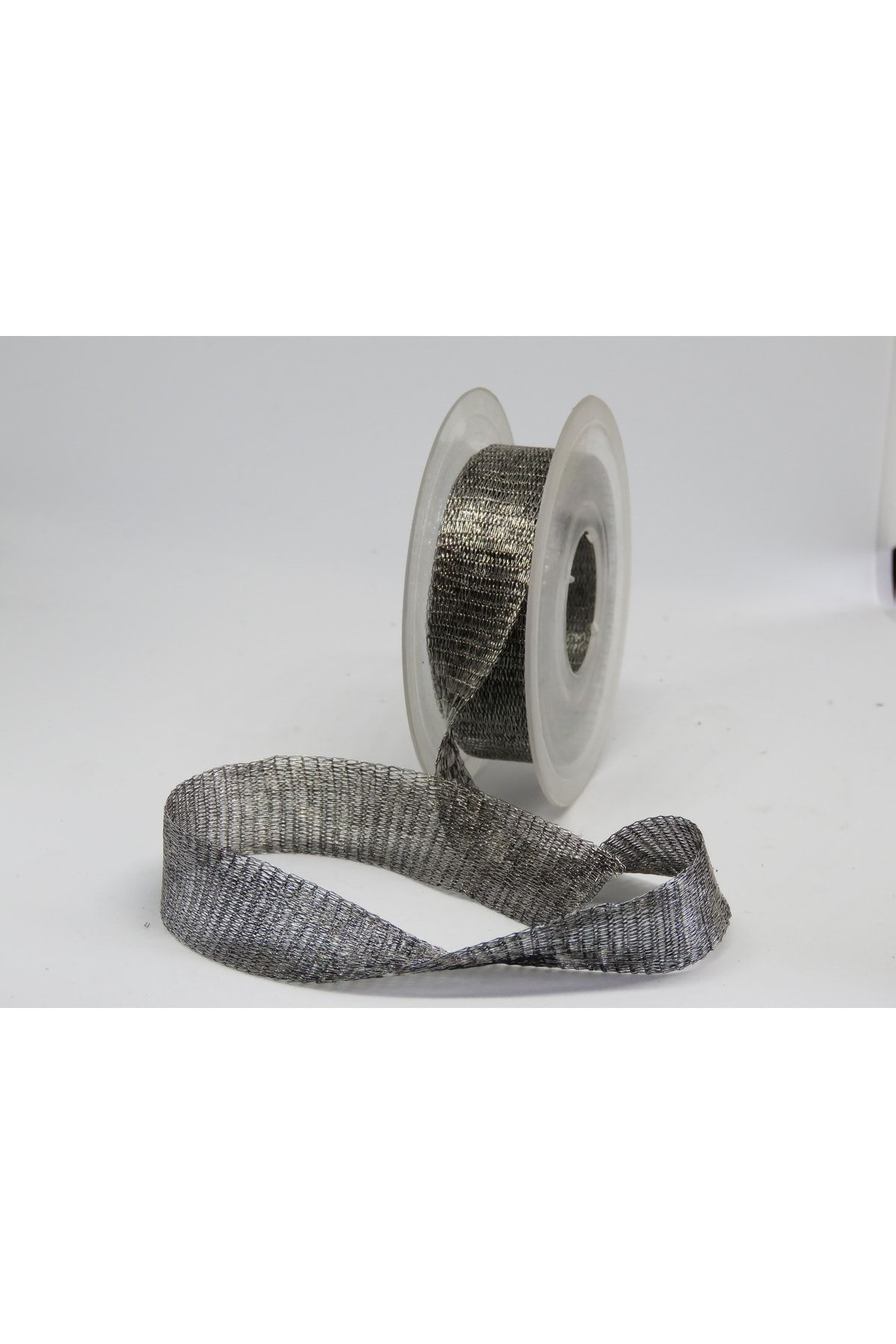 Çift Renk Gri Titanyum Örgü Bakır Tel Nakış Ve Kolye Ipi