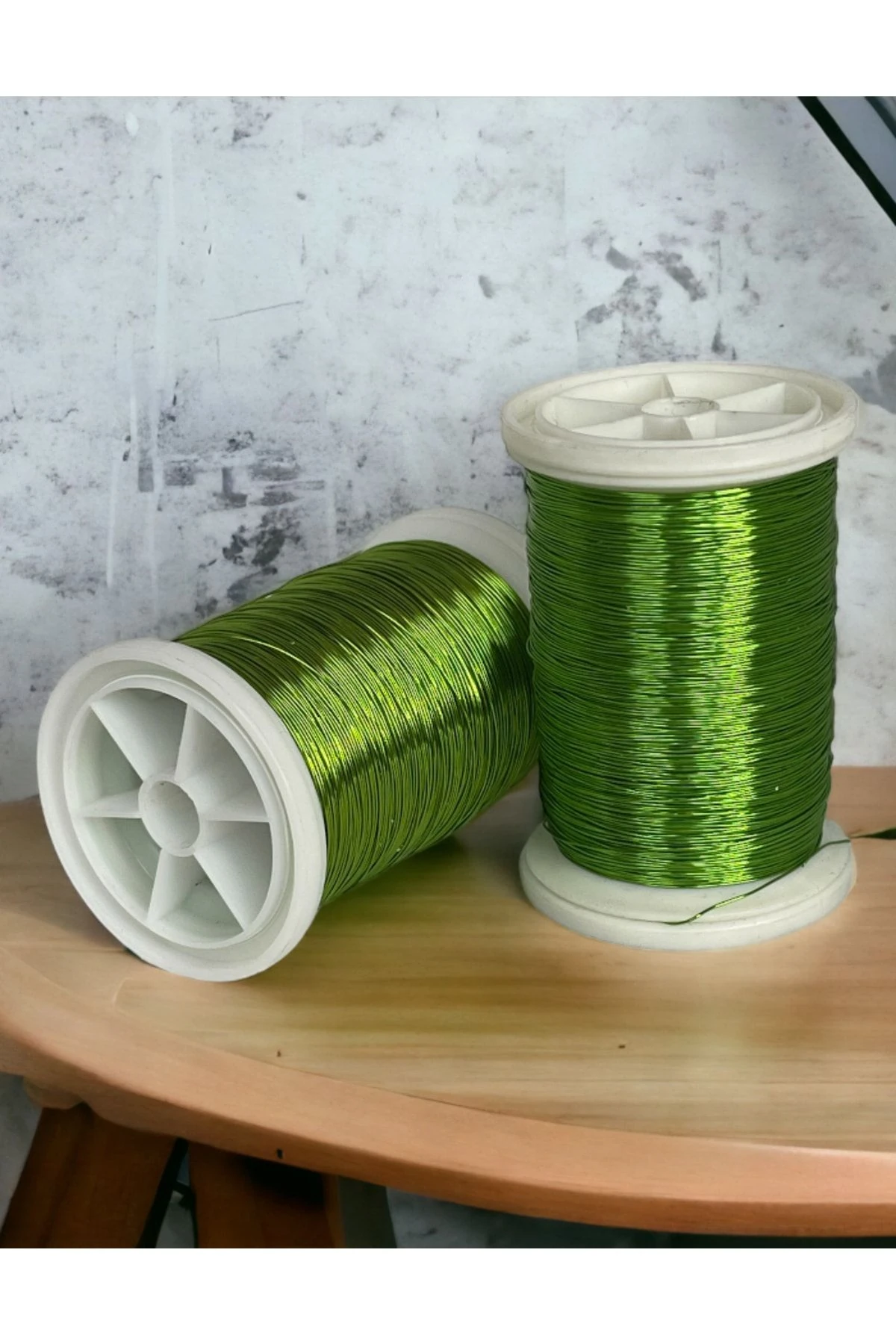 0.30mm NO-34 Fıstık Yeşili Renkli Bakır Tel Filografi Teli