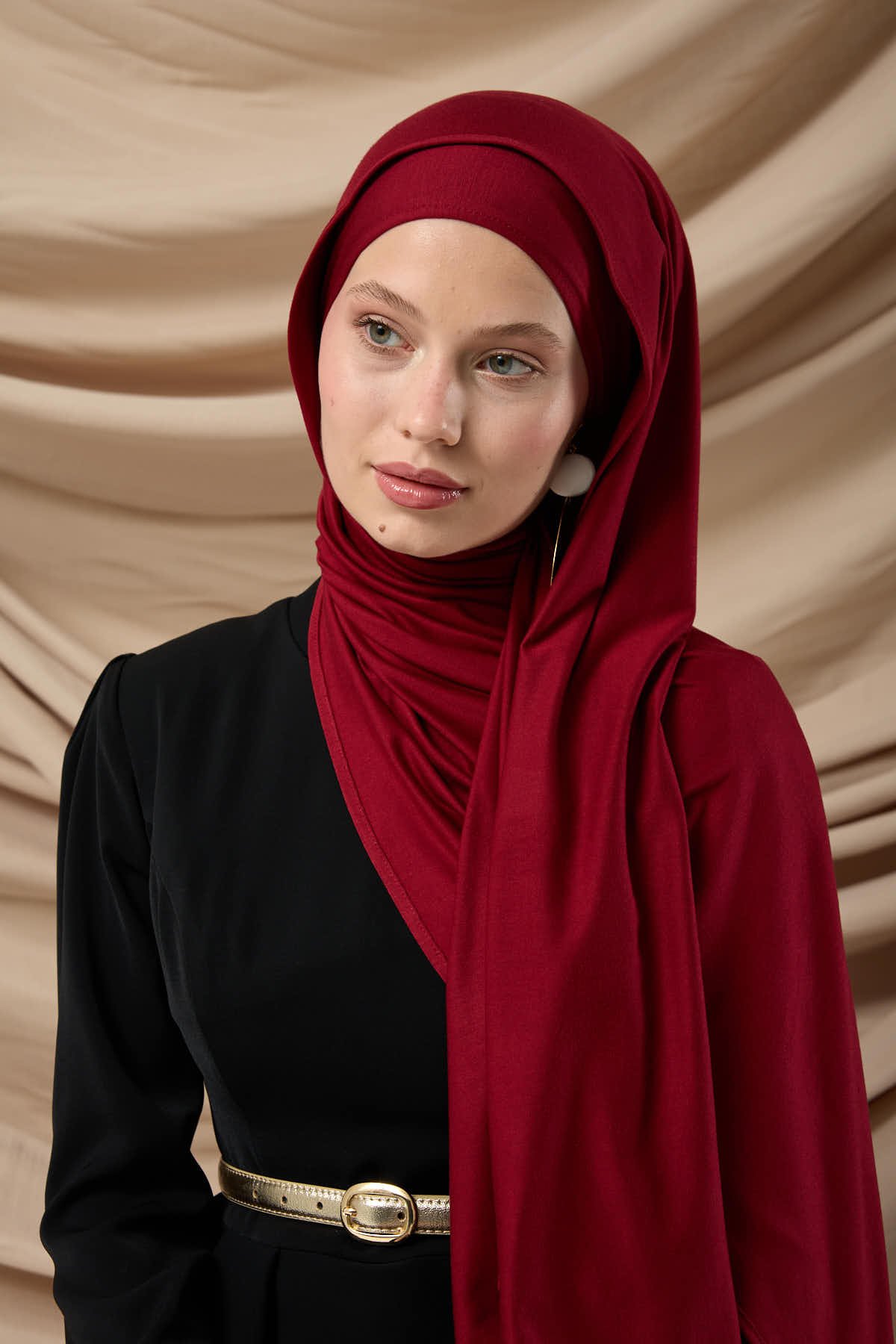 PREMİUM PENYE ŞAL - BORDO