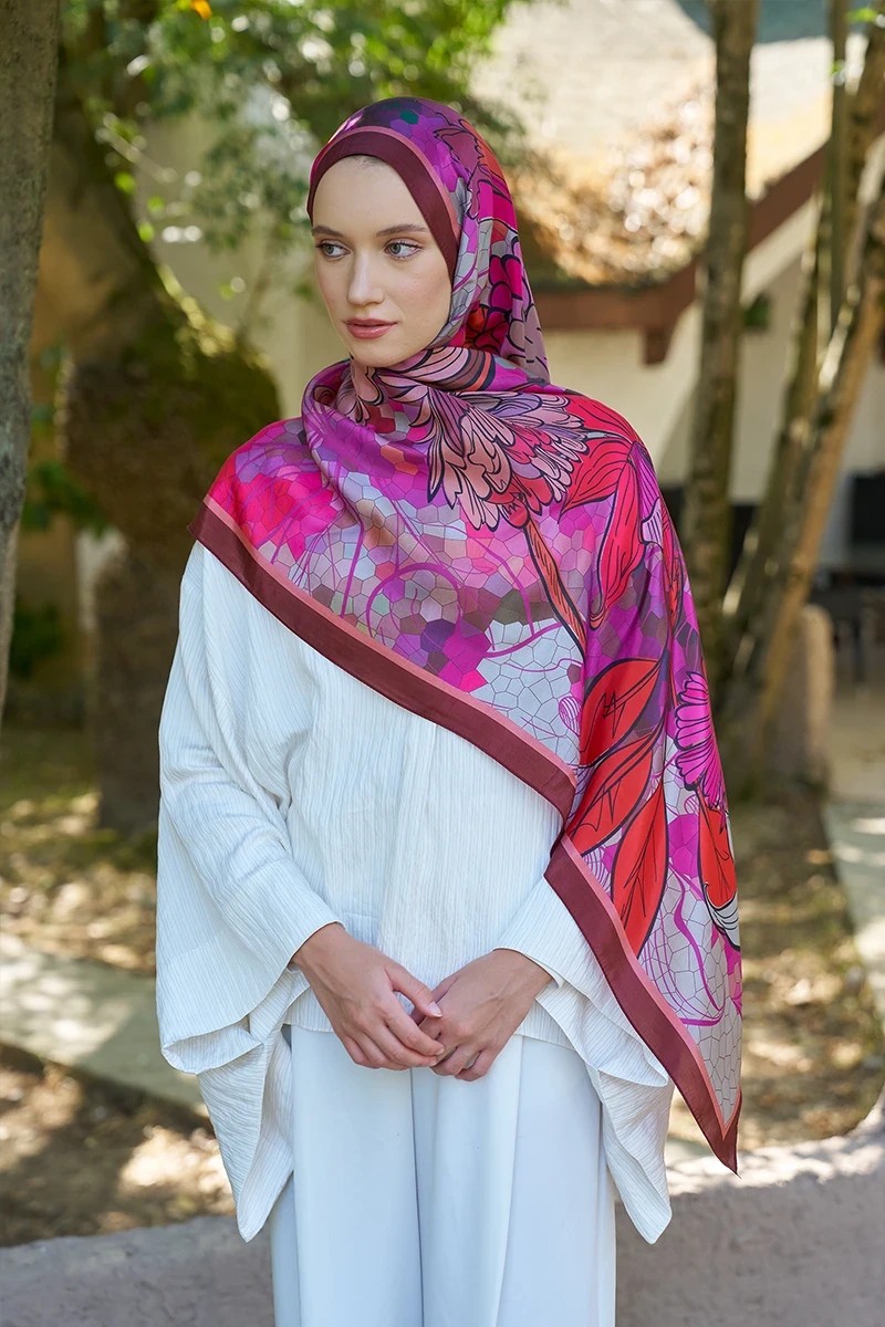 INSPİRED VELAROSE DESEN ŞAL