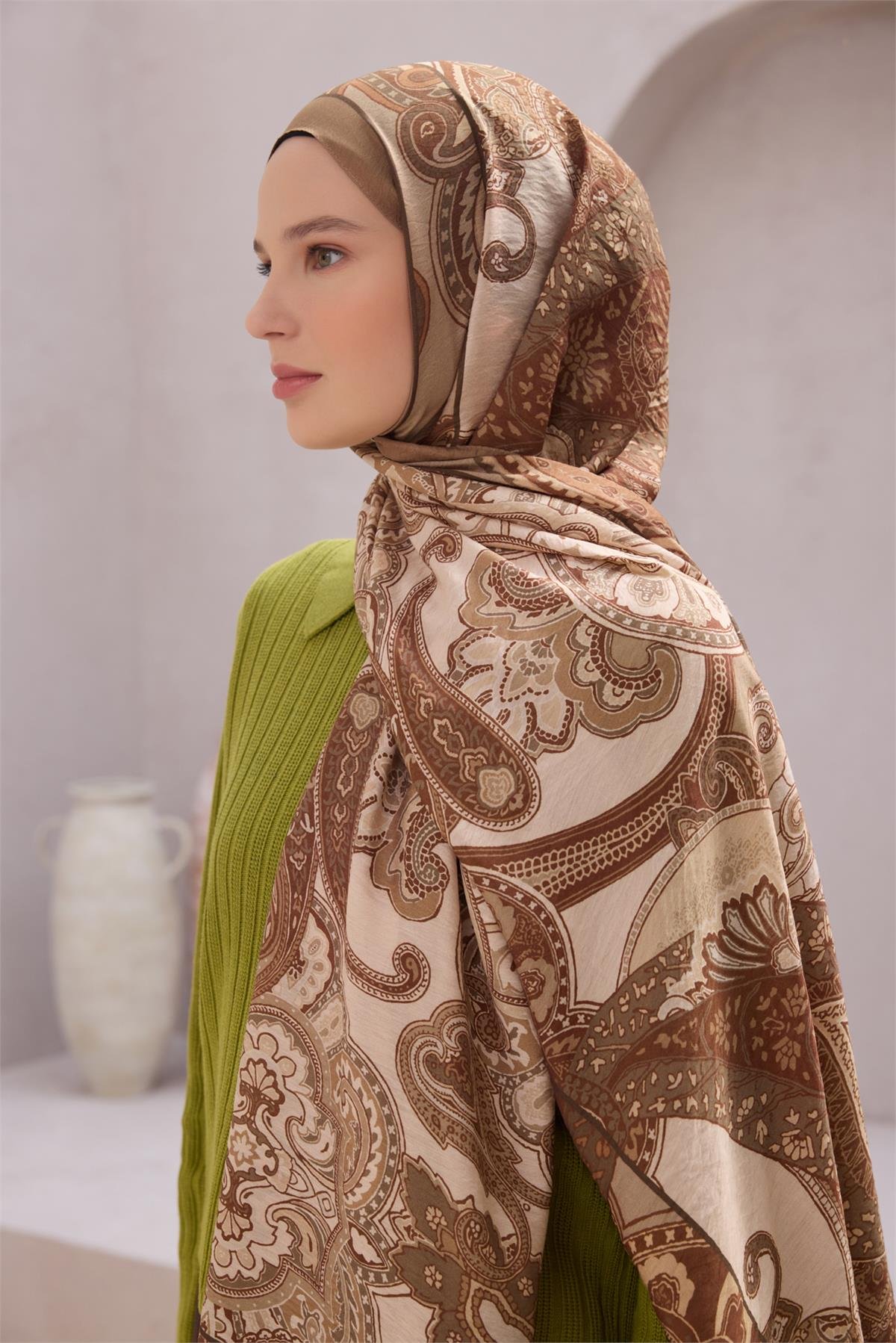 FRESH LENA ŞAL 1639 - SÜTLÜ KAHVE