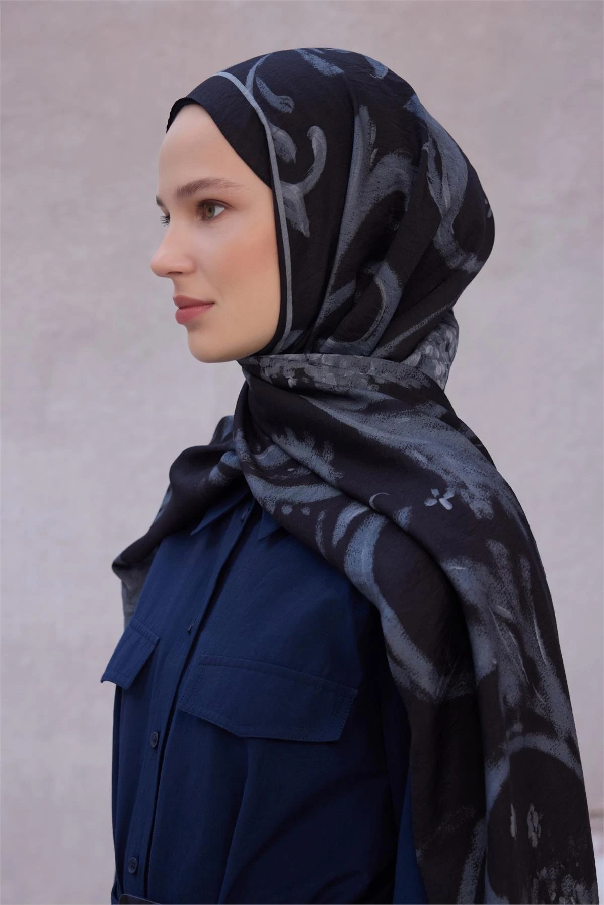 FRESH LENA ŞAL 1724 - SİYAH