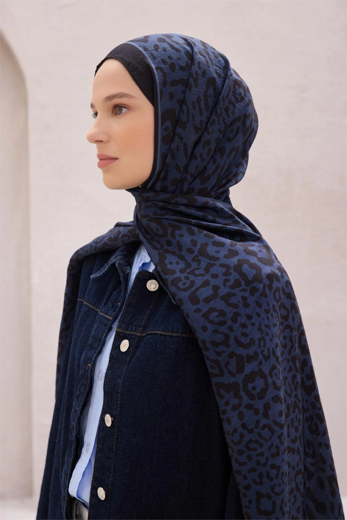 FRESH LENA ŞAL 1464 - FÜME