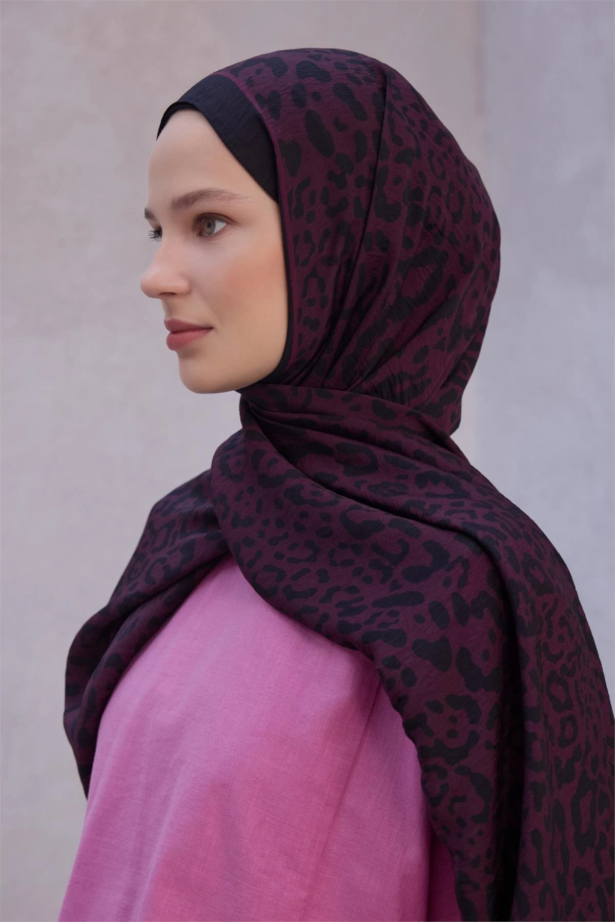 FRESH LENA ŞAL 1464 - BORDO